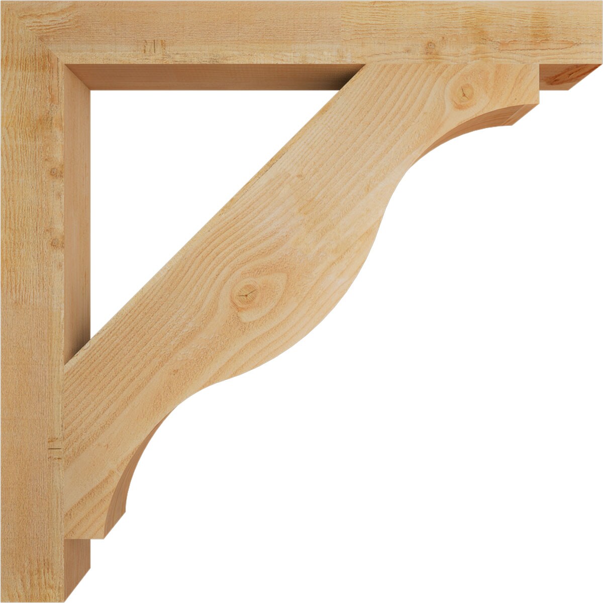 Ekena Millwork BKT04X38X38FST05RDF Exterior-Brackets-Braces - View #3