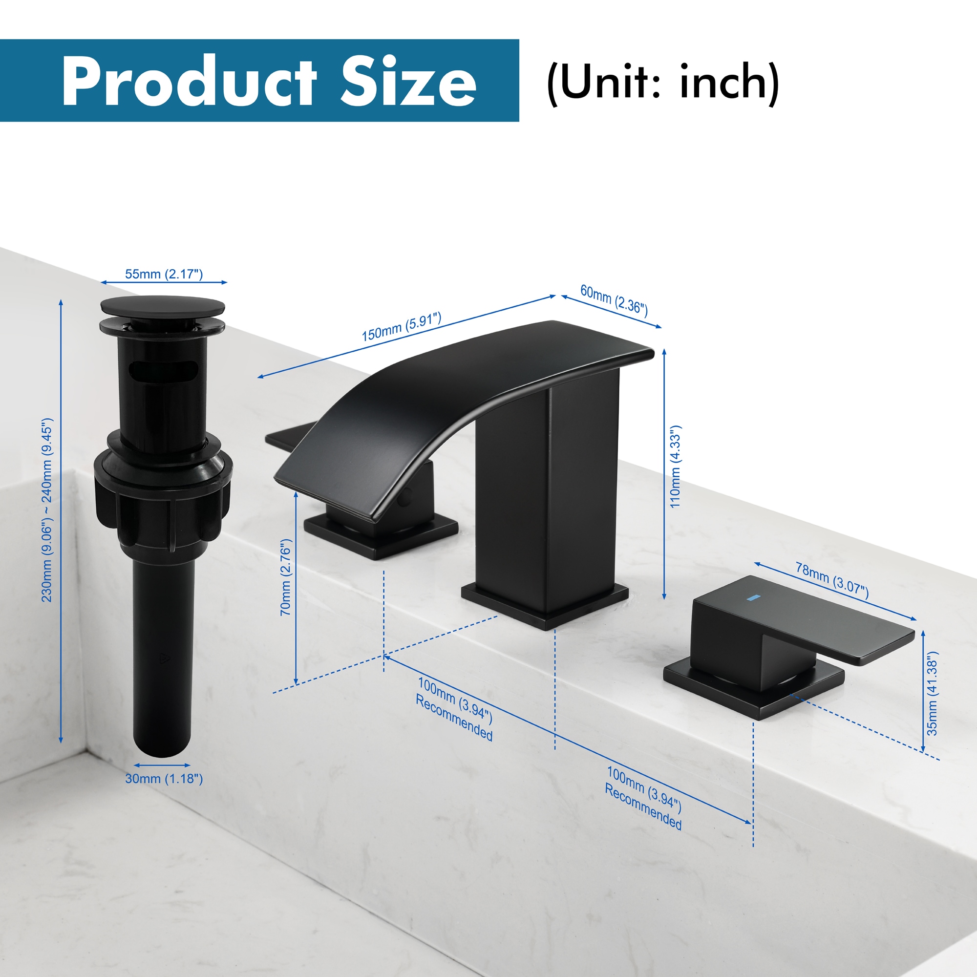 WELLFOR WA4003MB01 Lavatory-Faucets - View #6