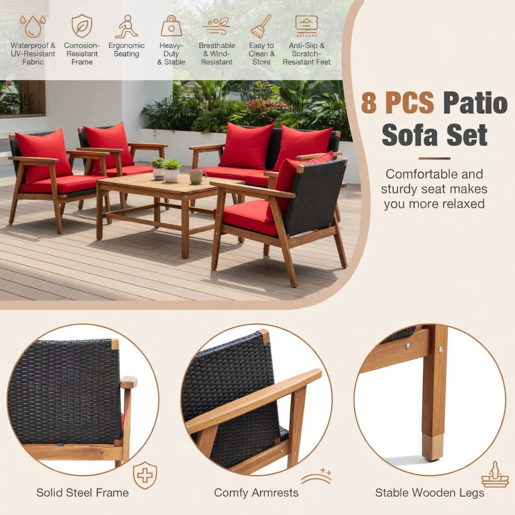 Choco Moon 5357740124059 Patio-Conversation-Sets - View #7