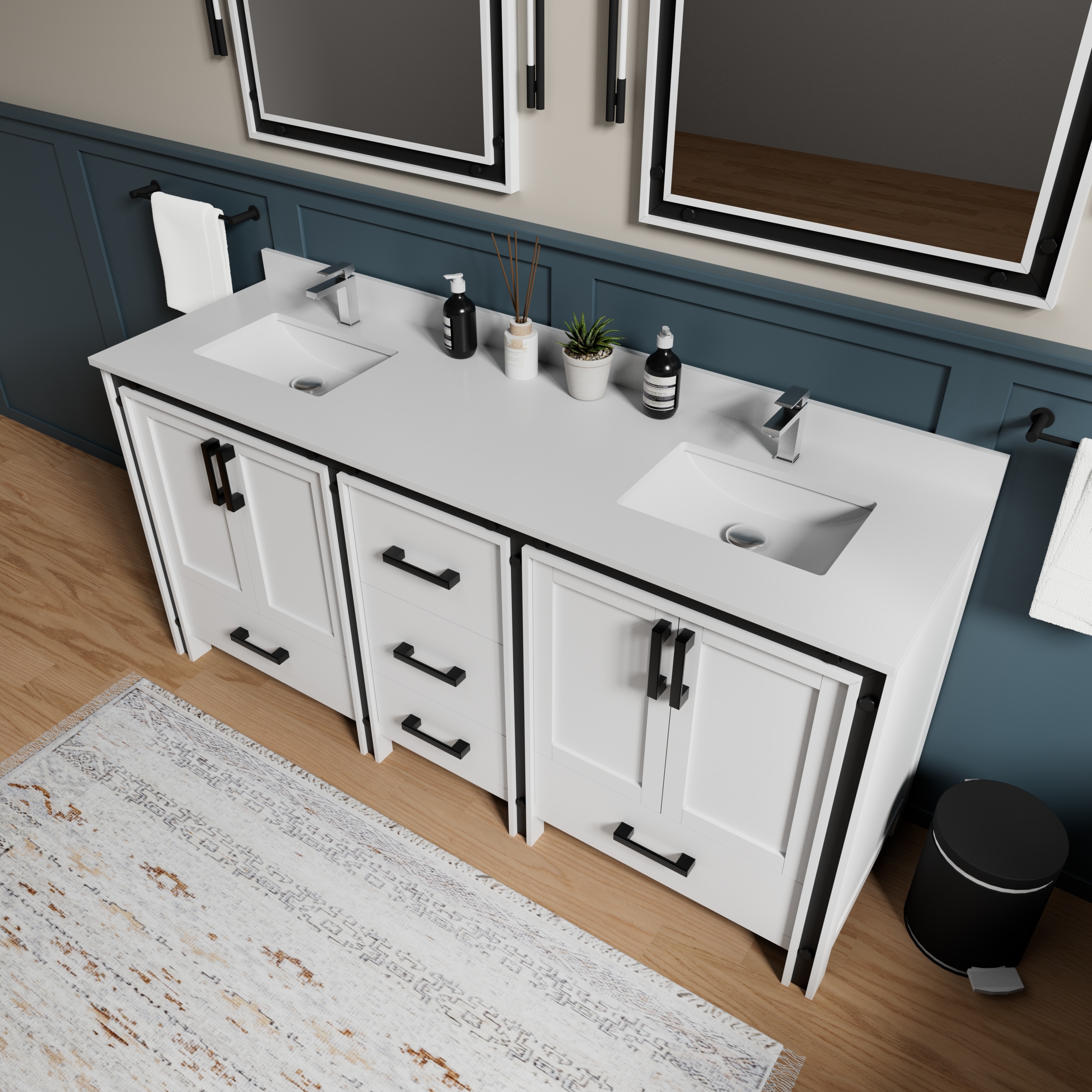 Lexora LVZV72DA211 Bath-Vanity-Combo - View #3
