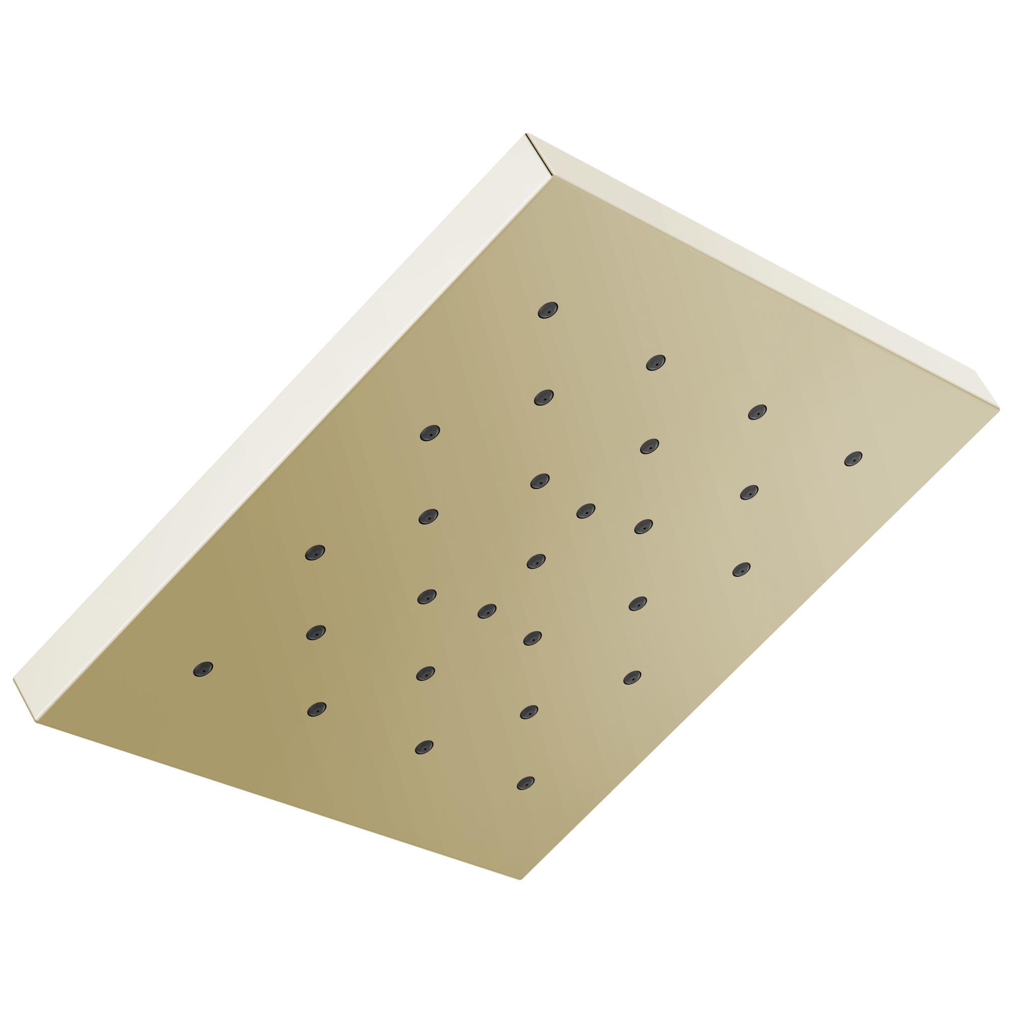 Delta 52161-PN-PR 1.0 -Spray Lumicoat Polished Nickel 12-in Square Fixed Rain Shower Head 1.75 GPM