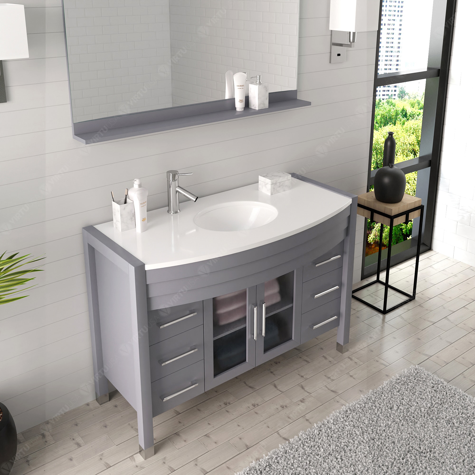 Virtu USA MS-509-S-GR-NM Bath-Vanity-Combo - View #3