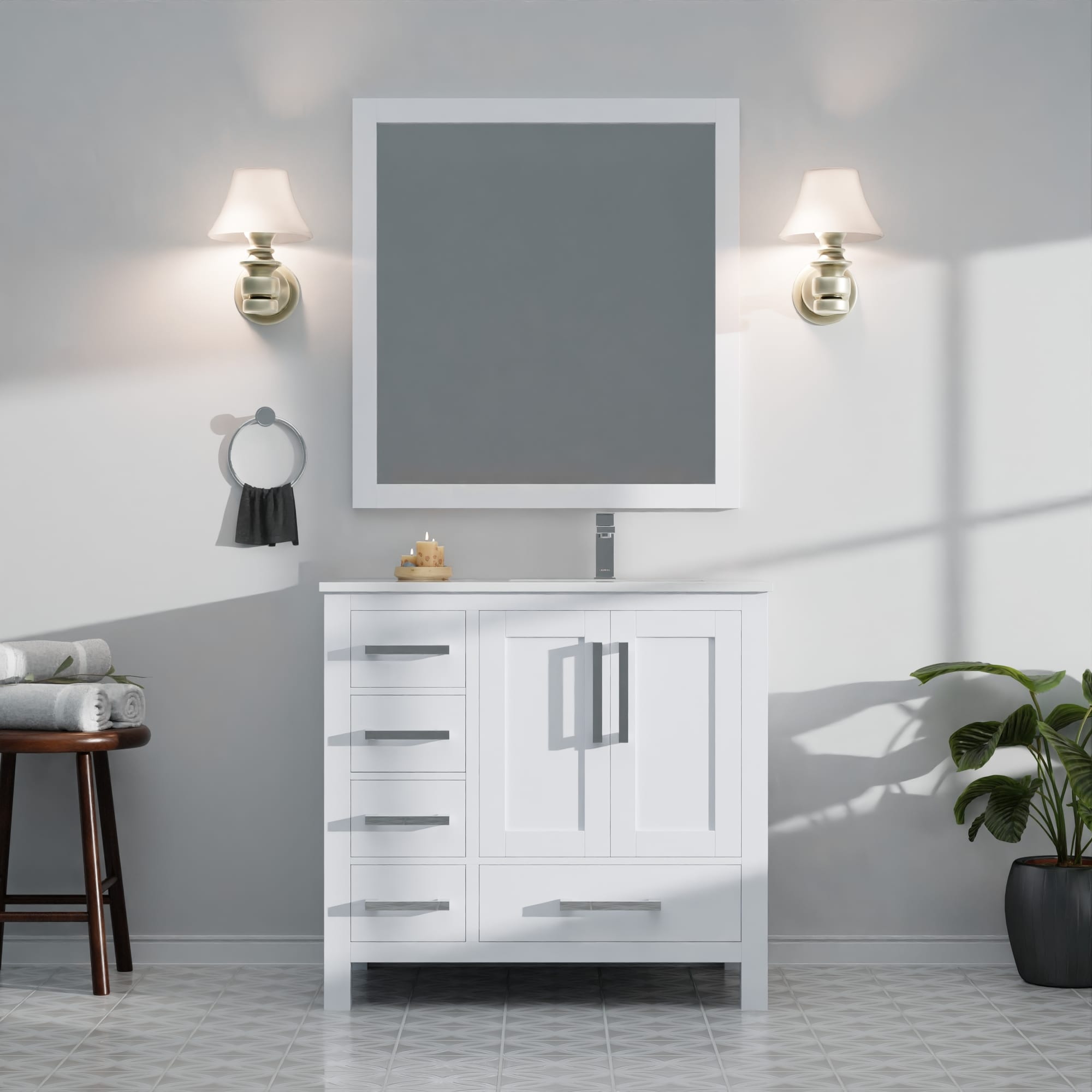 Lexora LVJ36SA311R Bath-Vanity-Combo - View #13