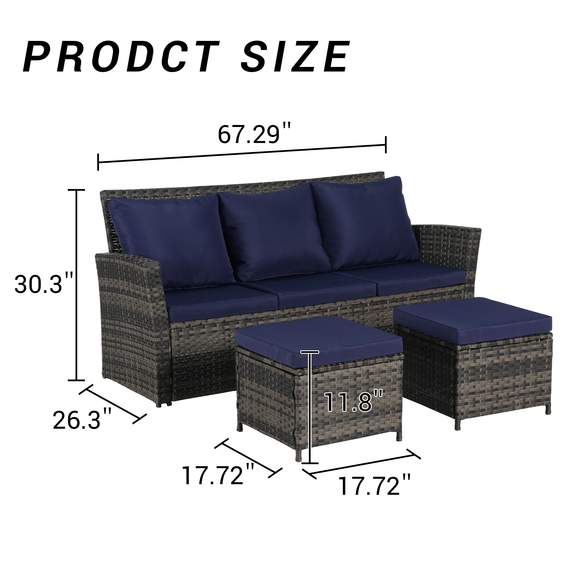 AAZJ CP-109833 Patio-Conversation-Sets - View #7