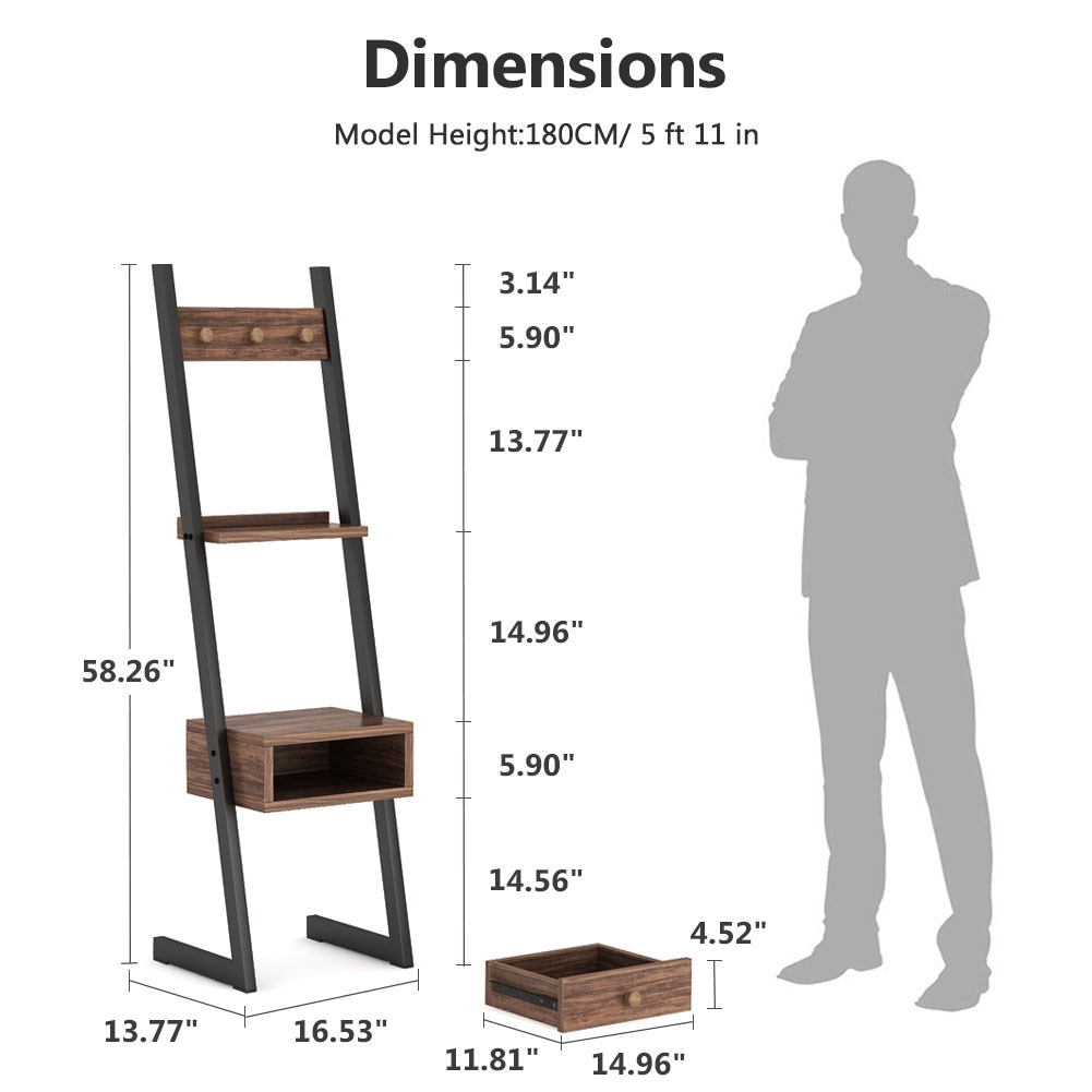 Tribesigns HOGA-W0031 bookcases - View #8