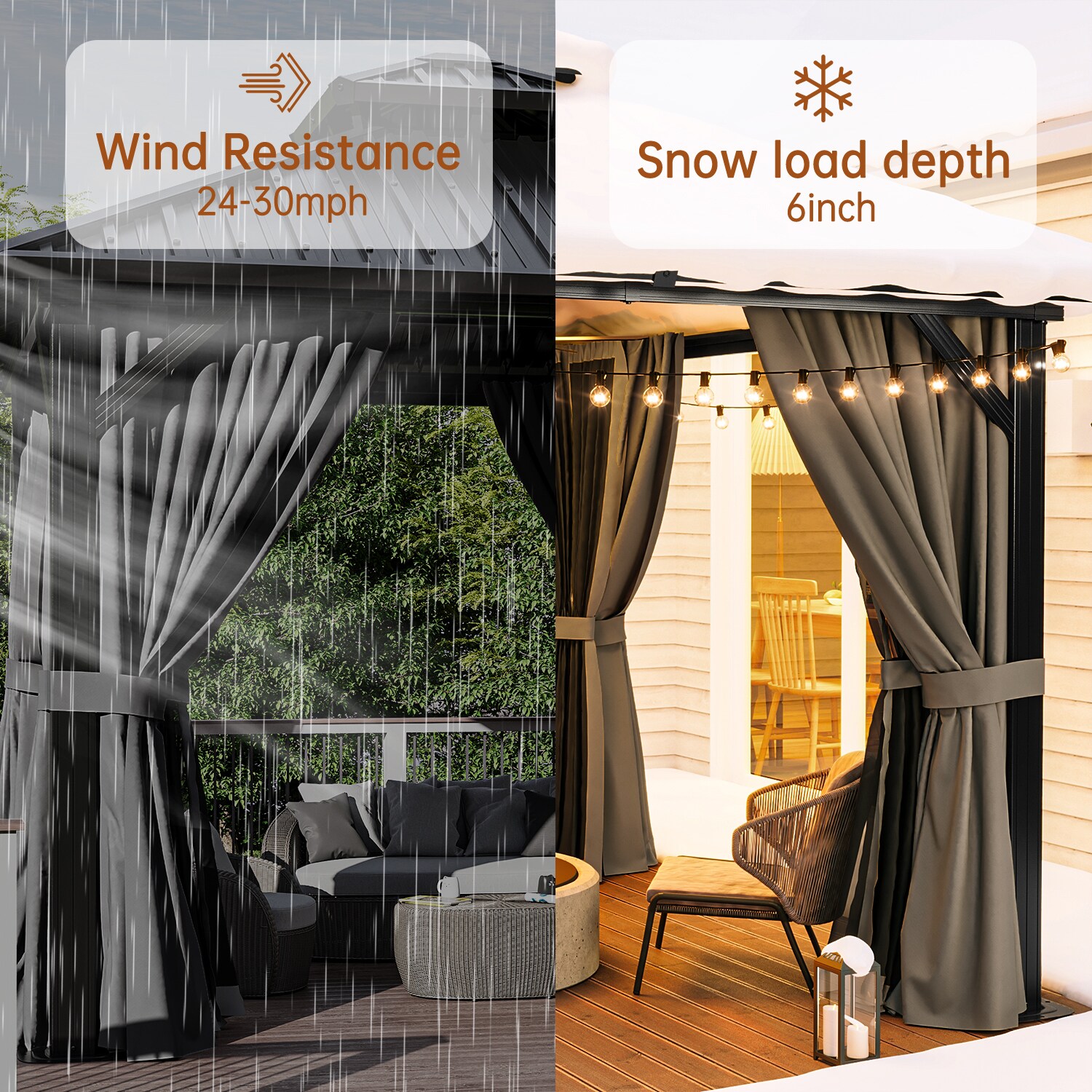 Bapipro BPIG01G51 Wood-Resin-Gazebos - View #7