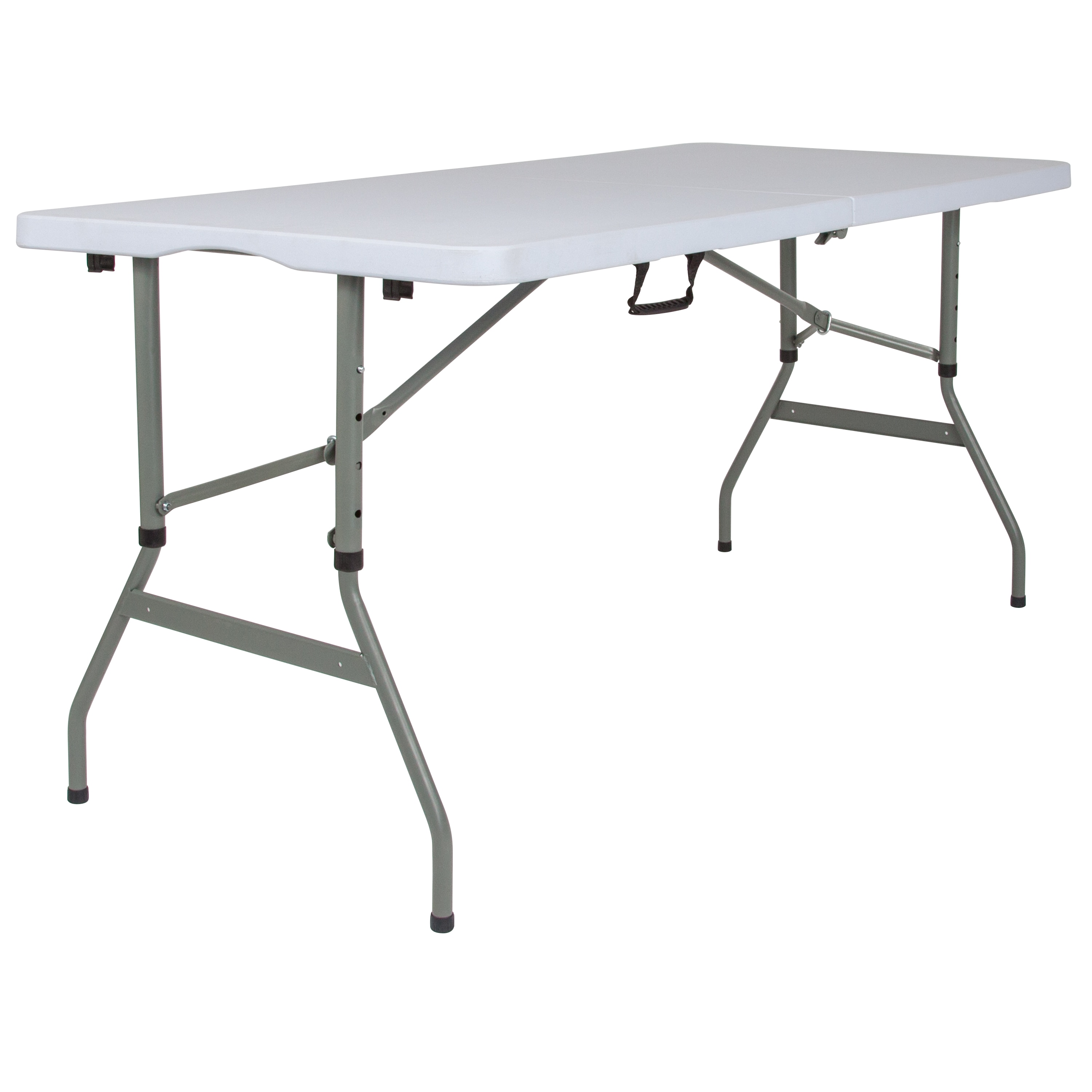 Flash Furniture Granite Plastic Folding Training Table White