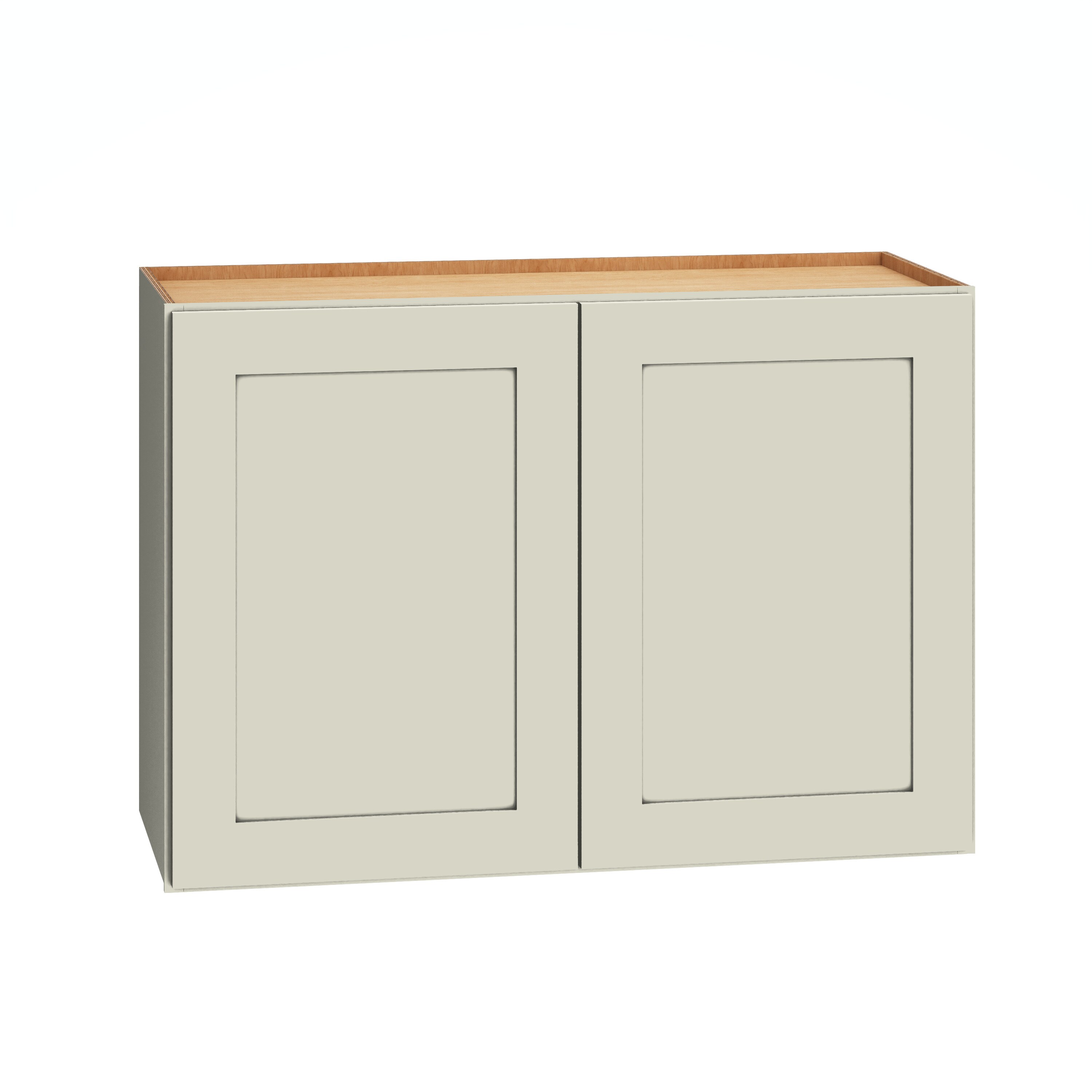Diamond Express 61D-W3021 Jamestown 30-in W x 21-in H x 12-in D Icy Avalanche Wall Fully assembled Plywood Cabinet (Recessed Panel Shaker)