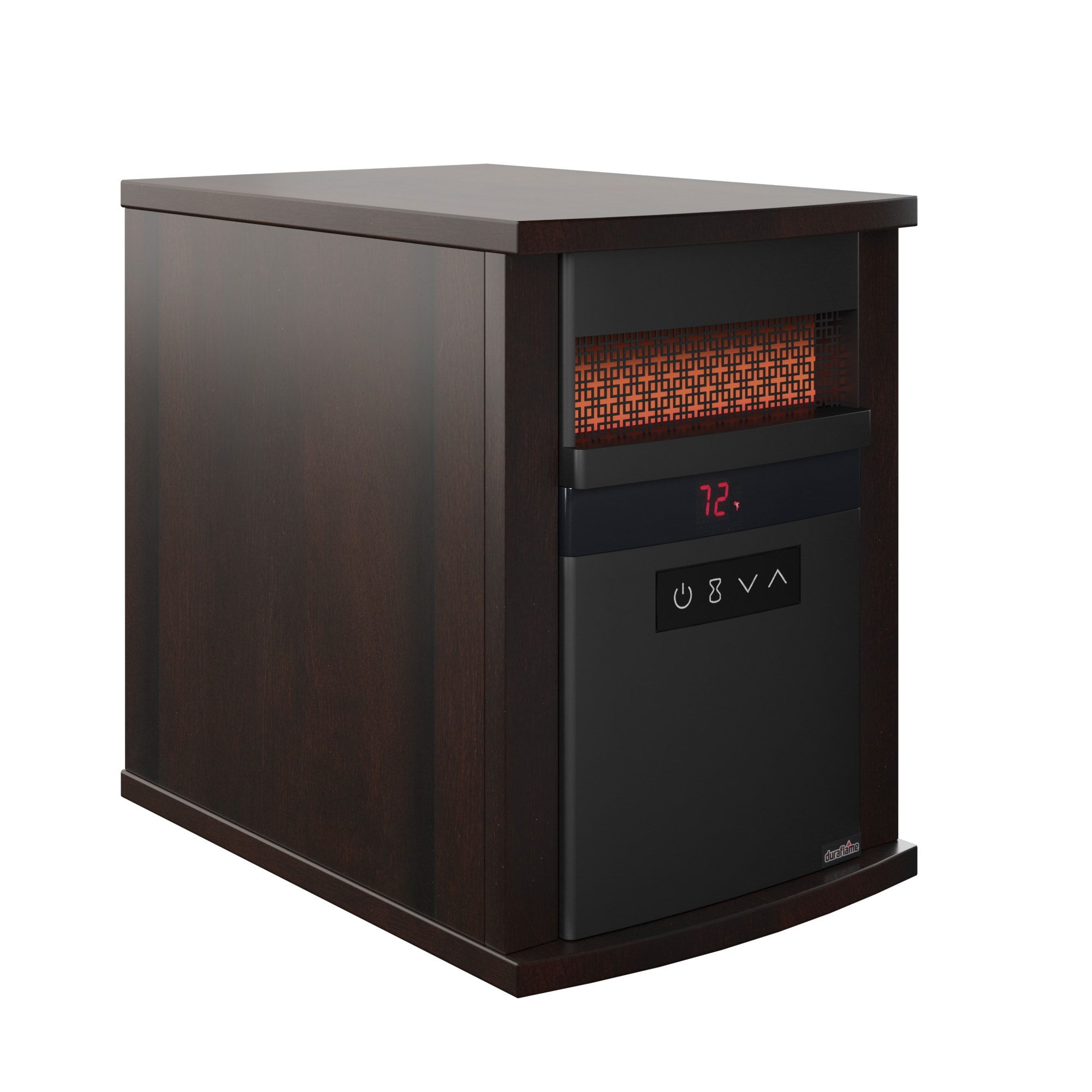 Duraflame Up to 1500-Watt Infrared Cabinet Indoor Electric Space Heater  with Thermostat and Remote Included in the Electric Space Heaters  department at