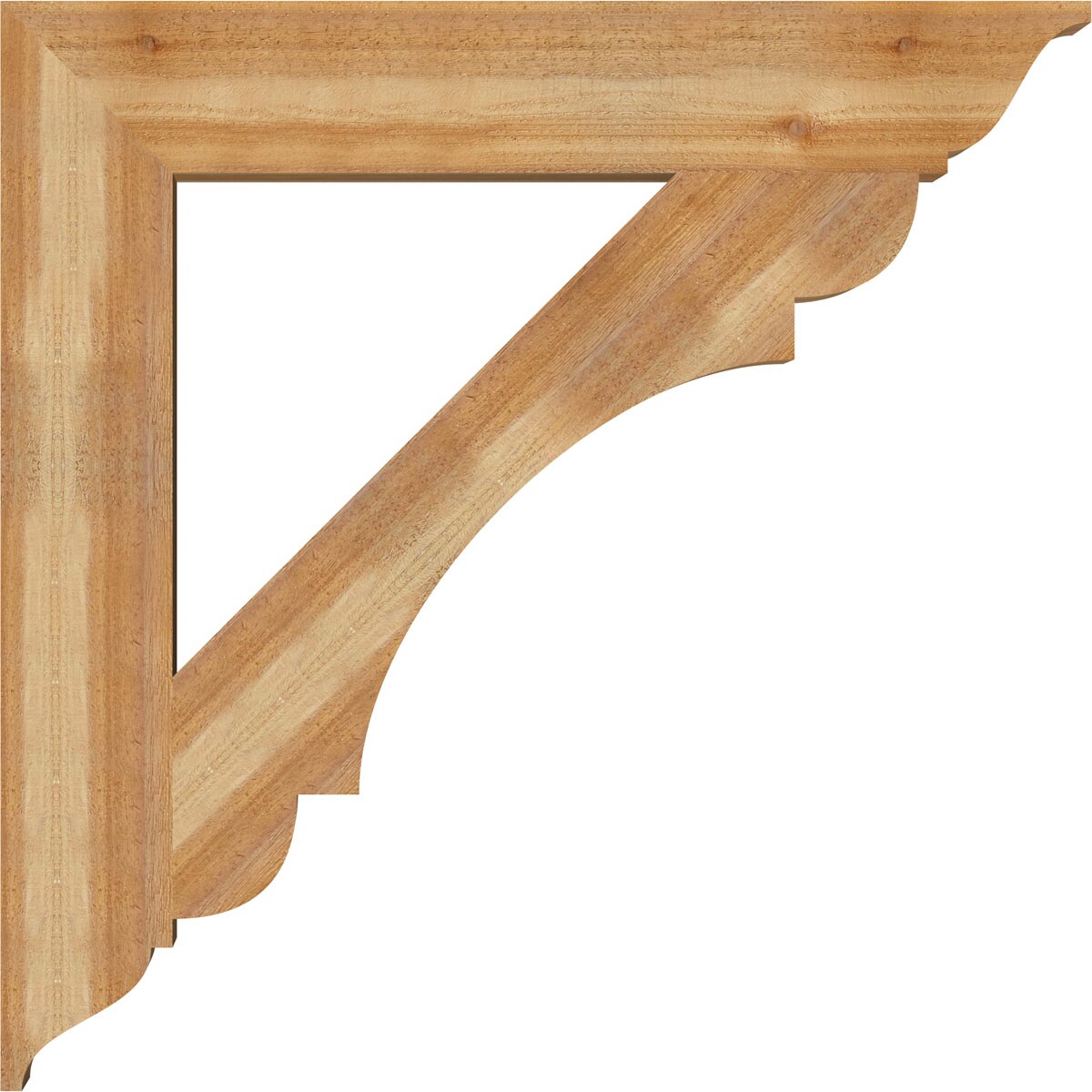 Ekena Millwork BKT06X38X38OLY01RWR Exterior-Brackets-Braces - View #3