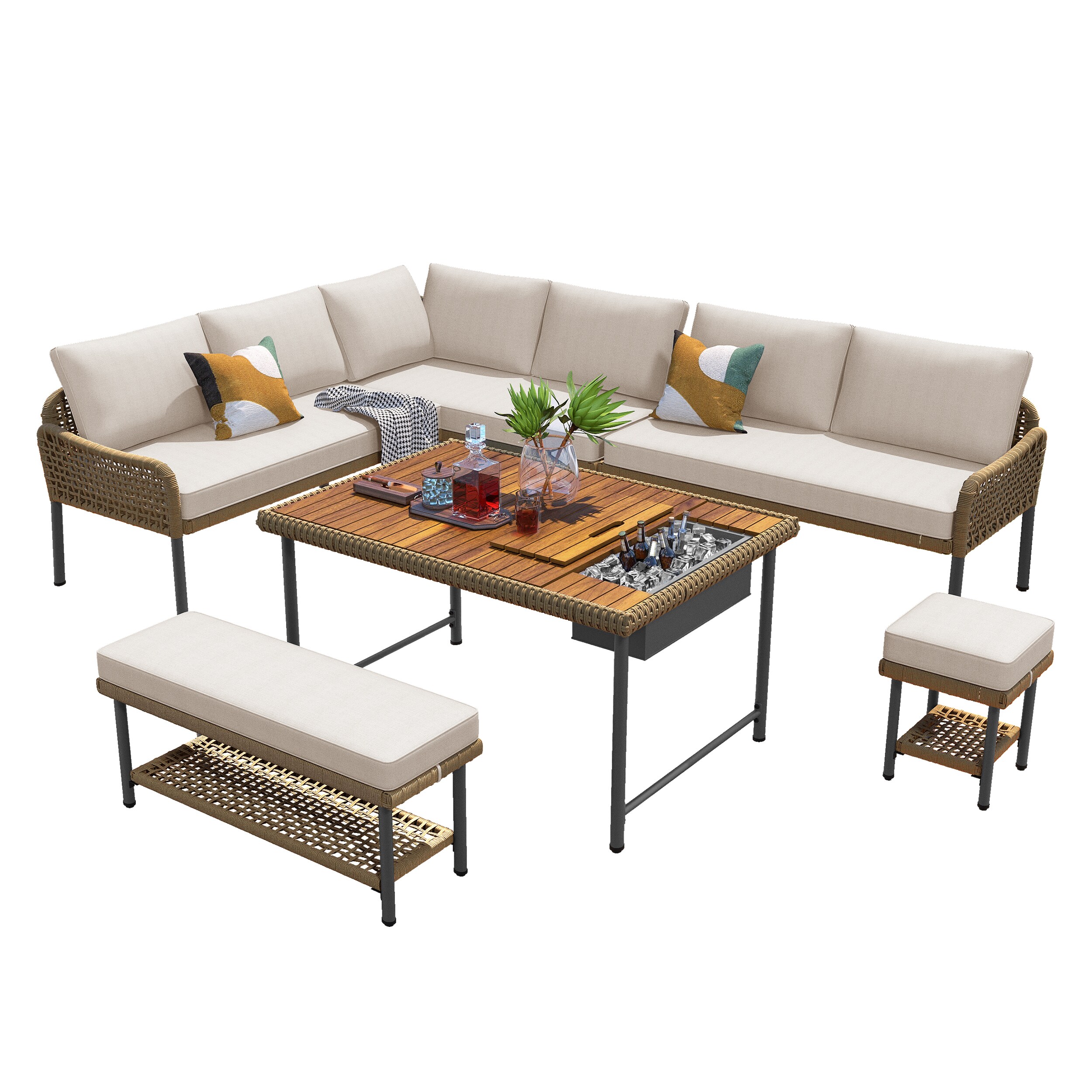 Dimakai DK-US-78AAA Patio-Conversation-Sets - View #7
