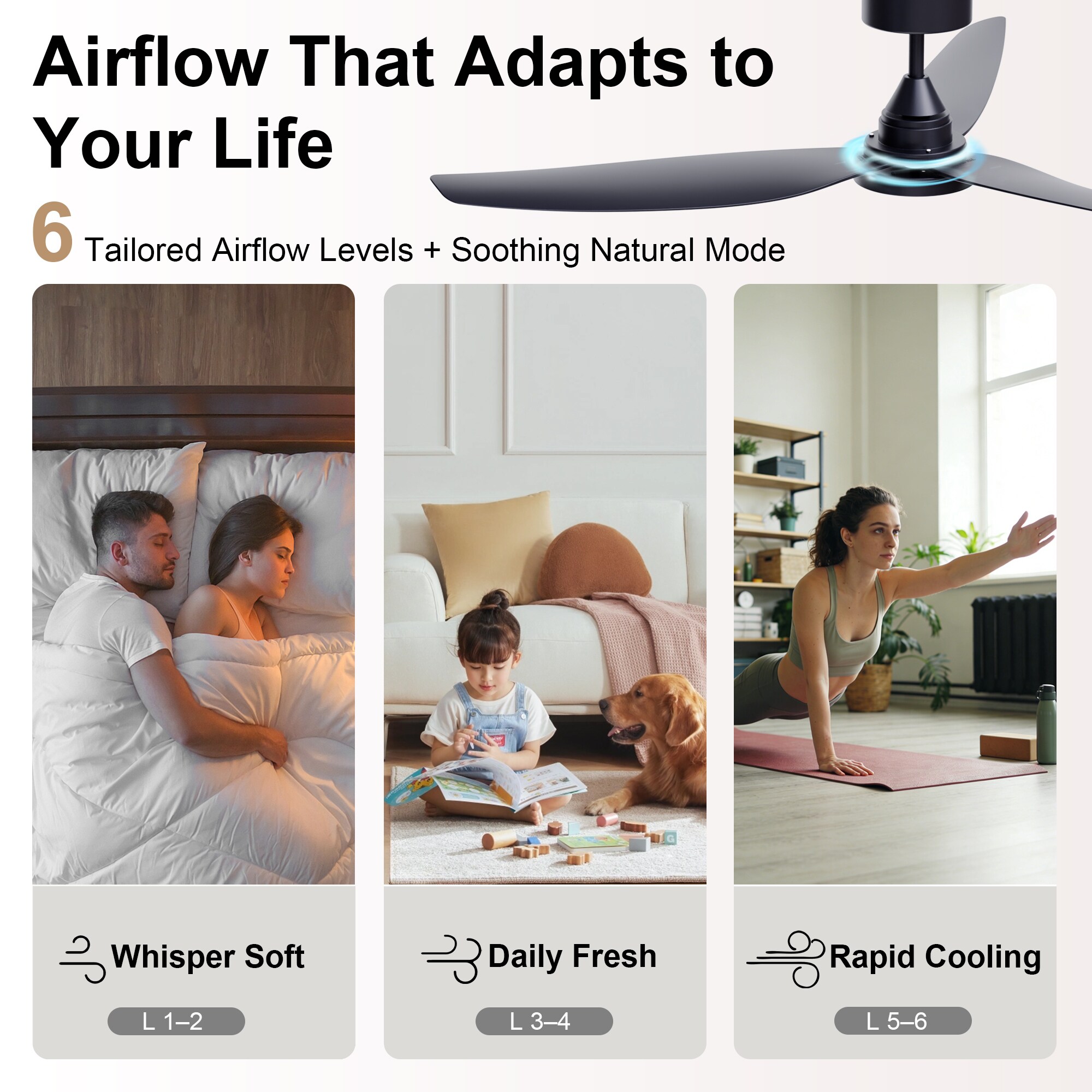 GreenEver CFL-0003-BK Ceiling-Fans - View #7