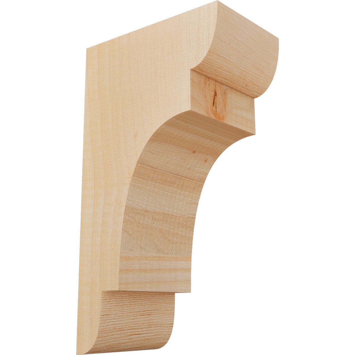 Ekena Millwork 3-1/2-in x 6-in x 10-in New brighton Unfinished Douglas fir Wood Paintable/Stainable Corbel #COR04X06X10NEB00SDF