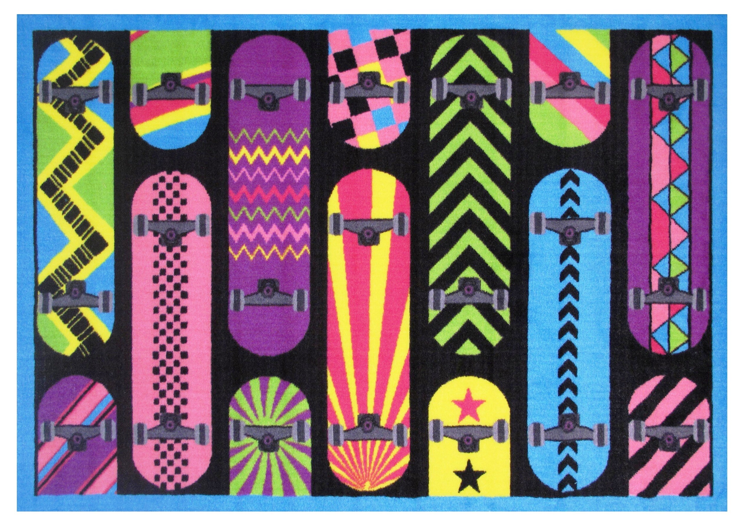Fun Rugs FT-71 1929 Fun Time 2 X 3 Multi-color Indoor Area Rug