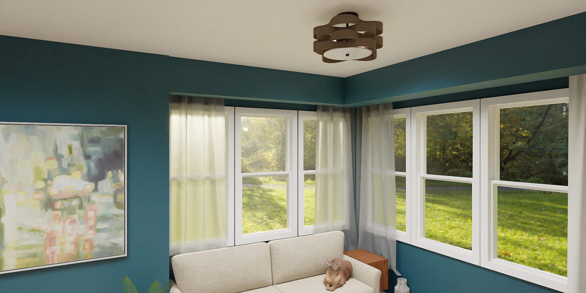 Quoizel APL1716MBK flushmounts - View #2