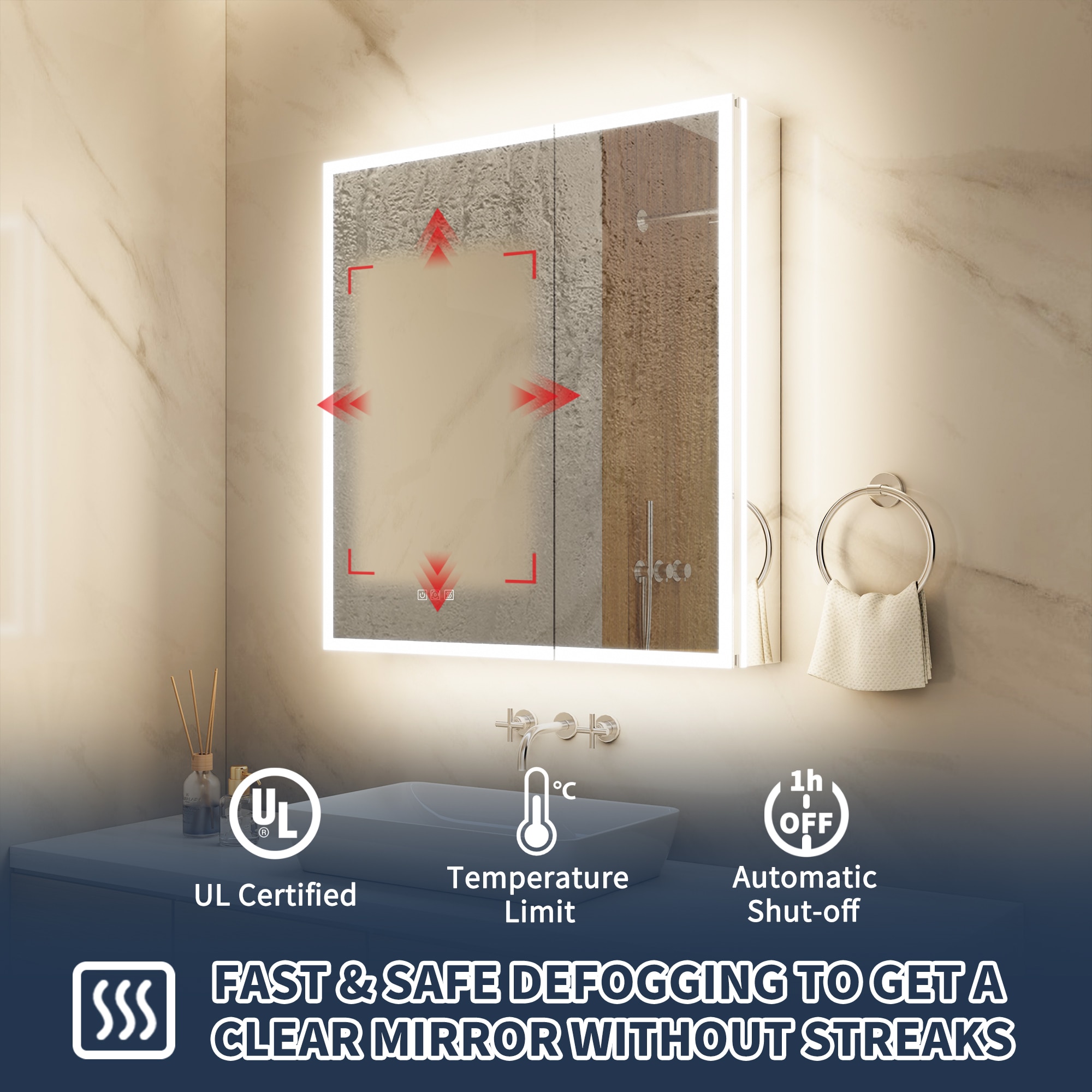 ExBrite MC3032V12DX Bathroom-Medicine-Cabinets - View #11