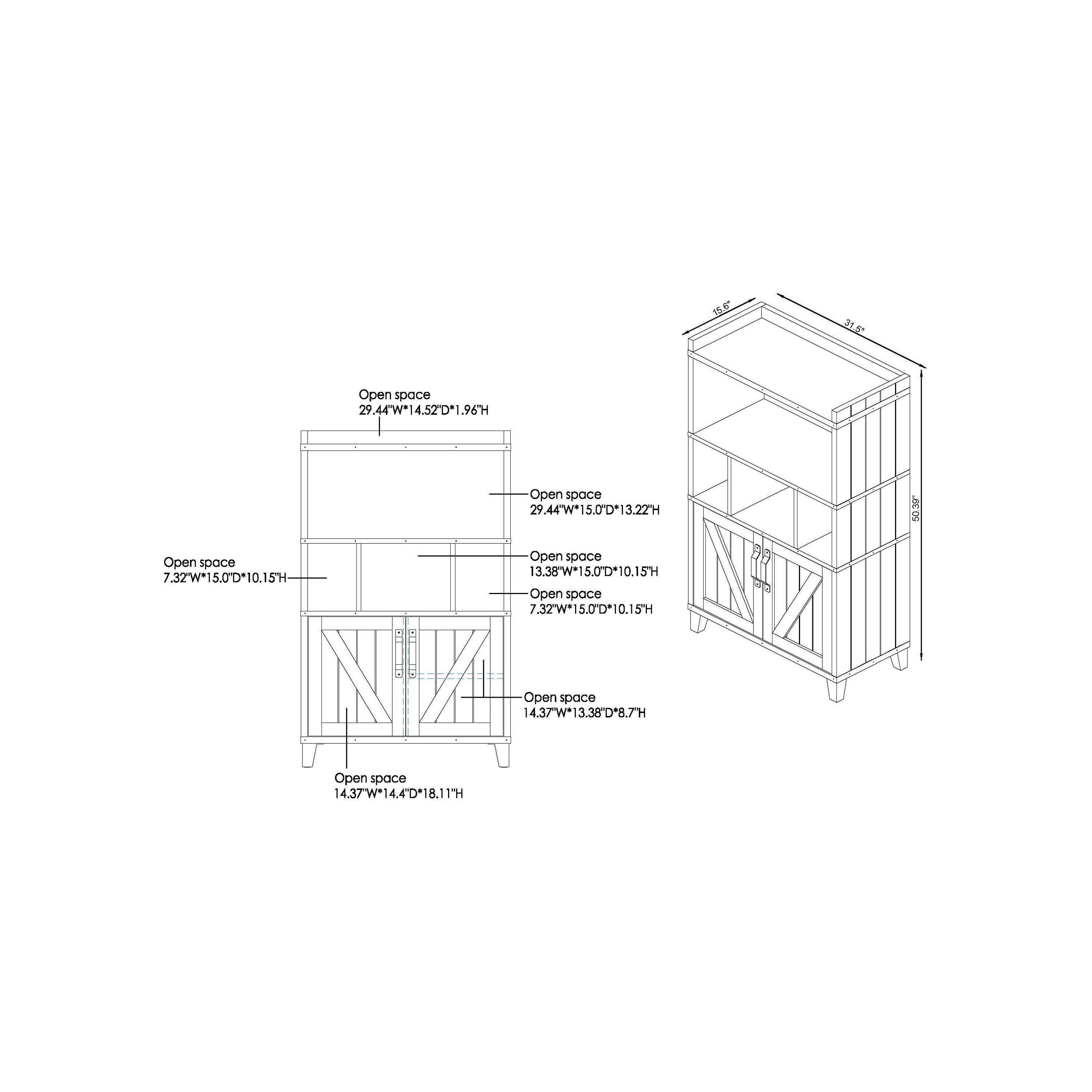 Furniture of America FGI-17704C21 Dining-Kitchen-Storarge - View #7