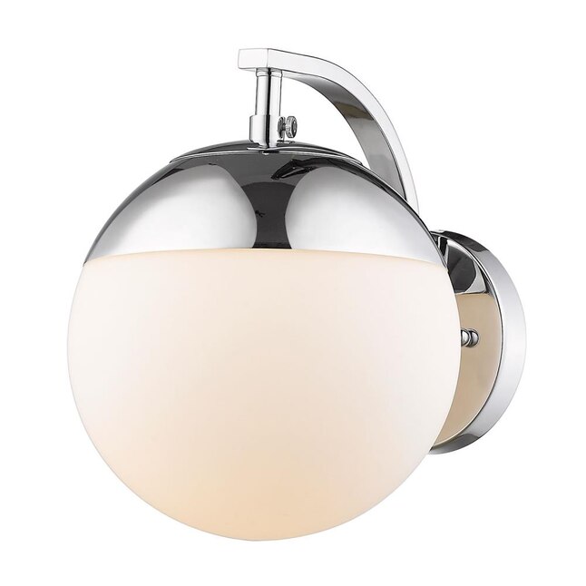 Golden Lighting Dixon 7.75-in W 1-Light Pewter Transitional Wall Sconce Golden Lighting Dixon 7.75-in W 1-Light Pewter Transitional Wall Sconce