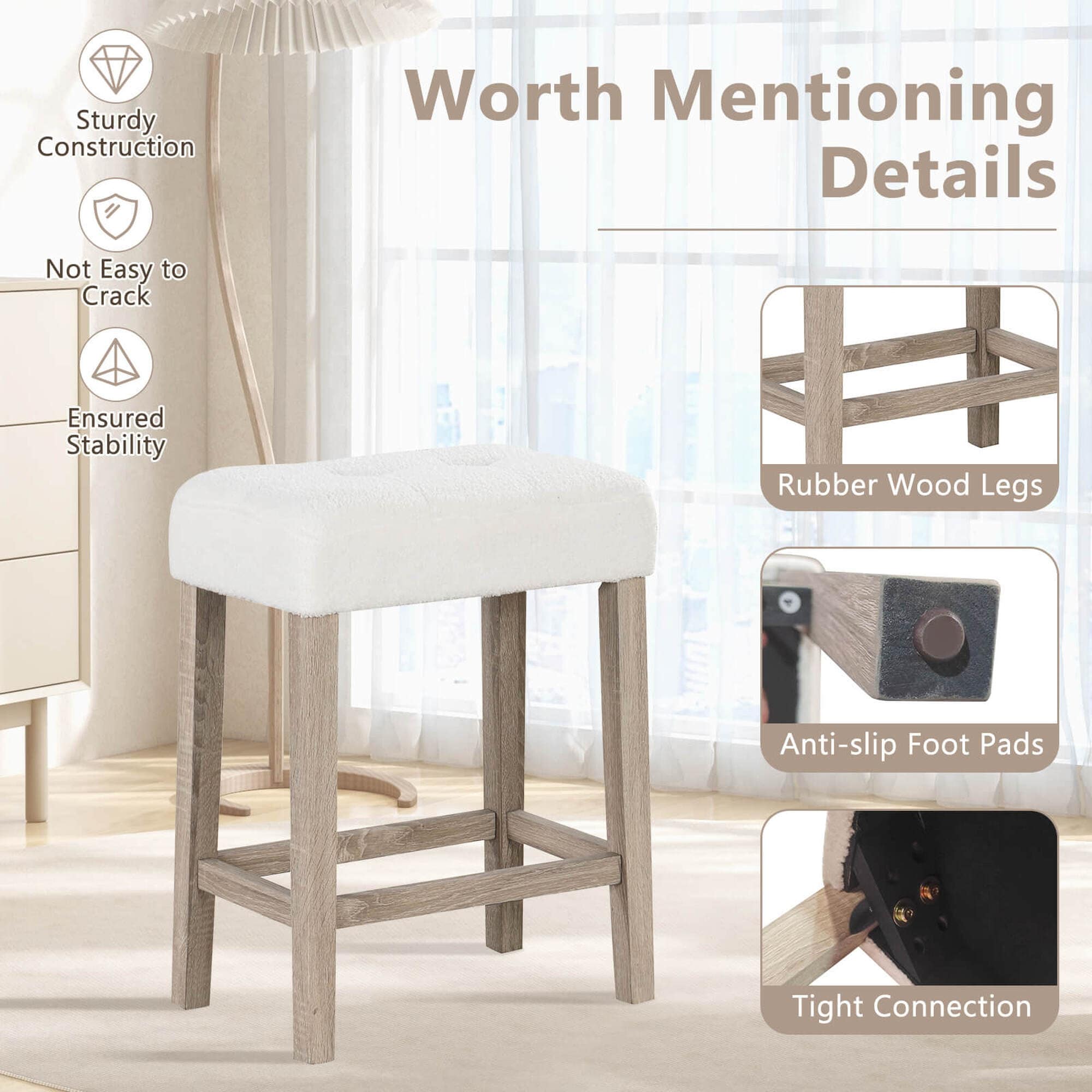 Costway HCST04588 stools - View #5