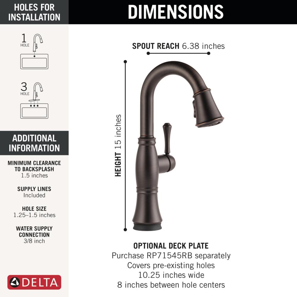 Delta 9997TL-RB-DST Kitchen-Faucets - View #6