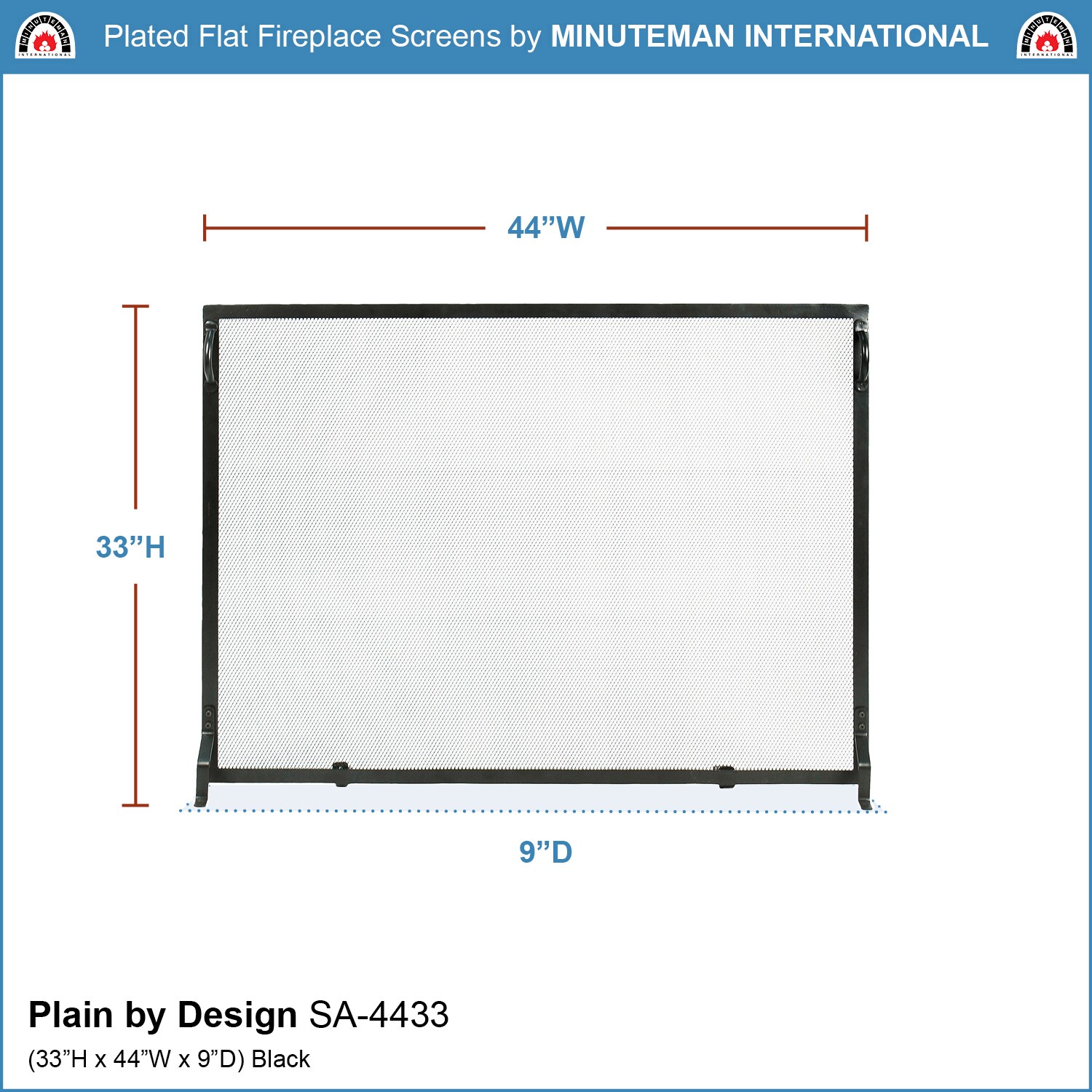 Minuteman International SA-4433 Fireplace-Screens - View #2
