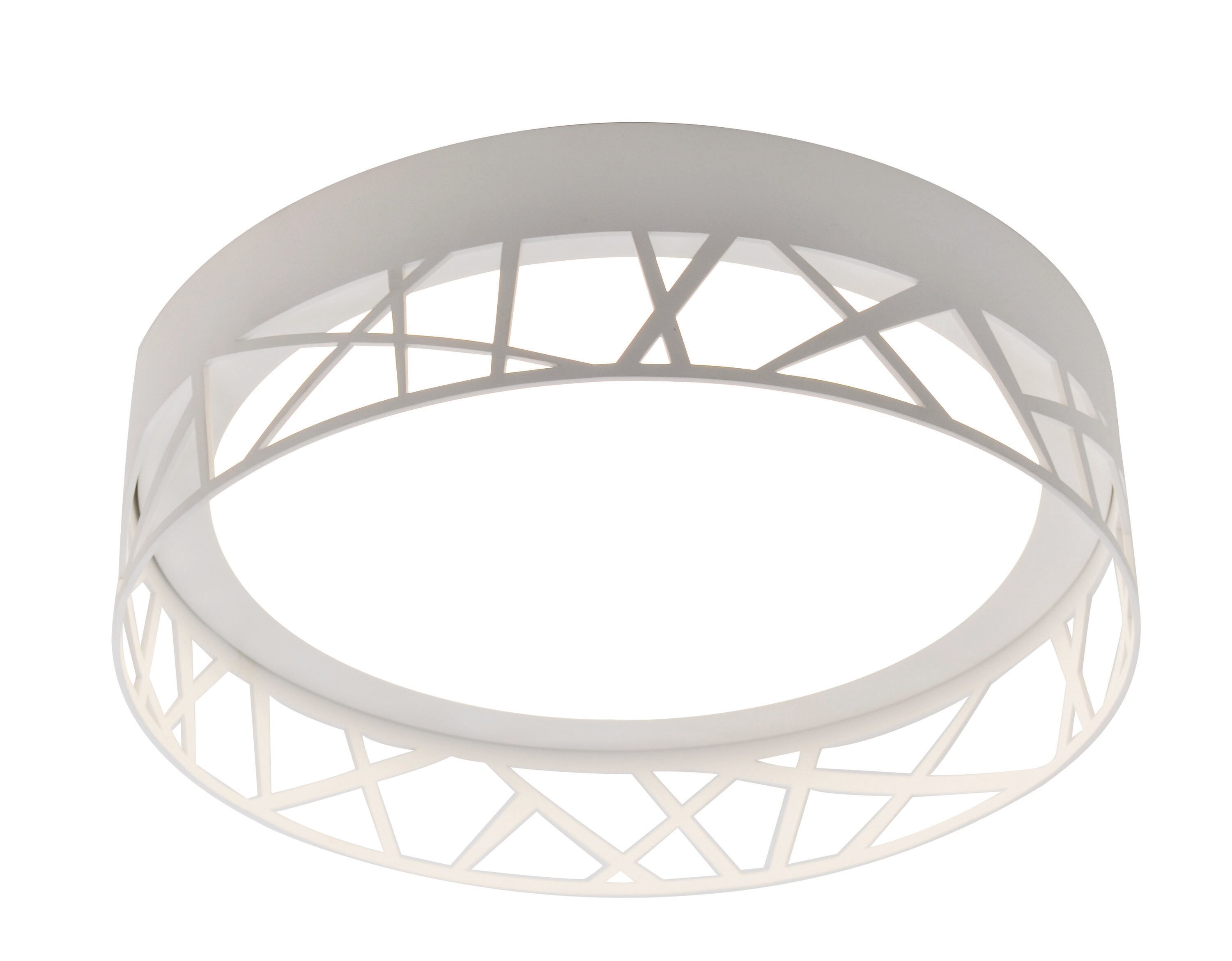 AFX BOF121400L30D1WH Boon 1 -Light 12-in White Integrated LED Flush Mount Light
