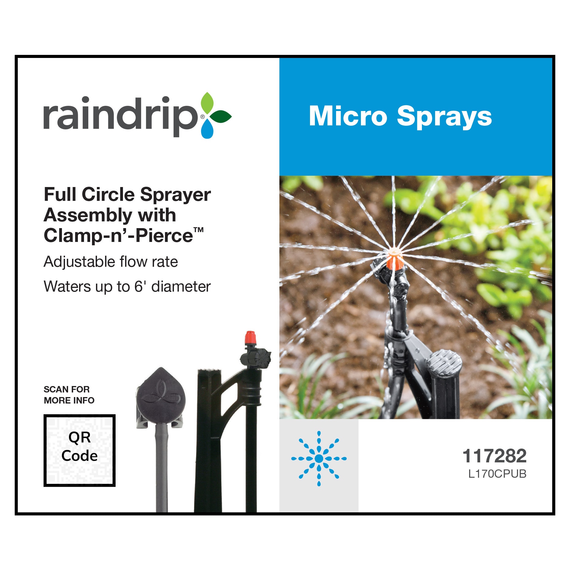 Raindrip L170CPUB Drip-Irrigation-Water-Emitters - View #7
