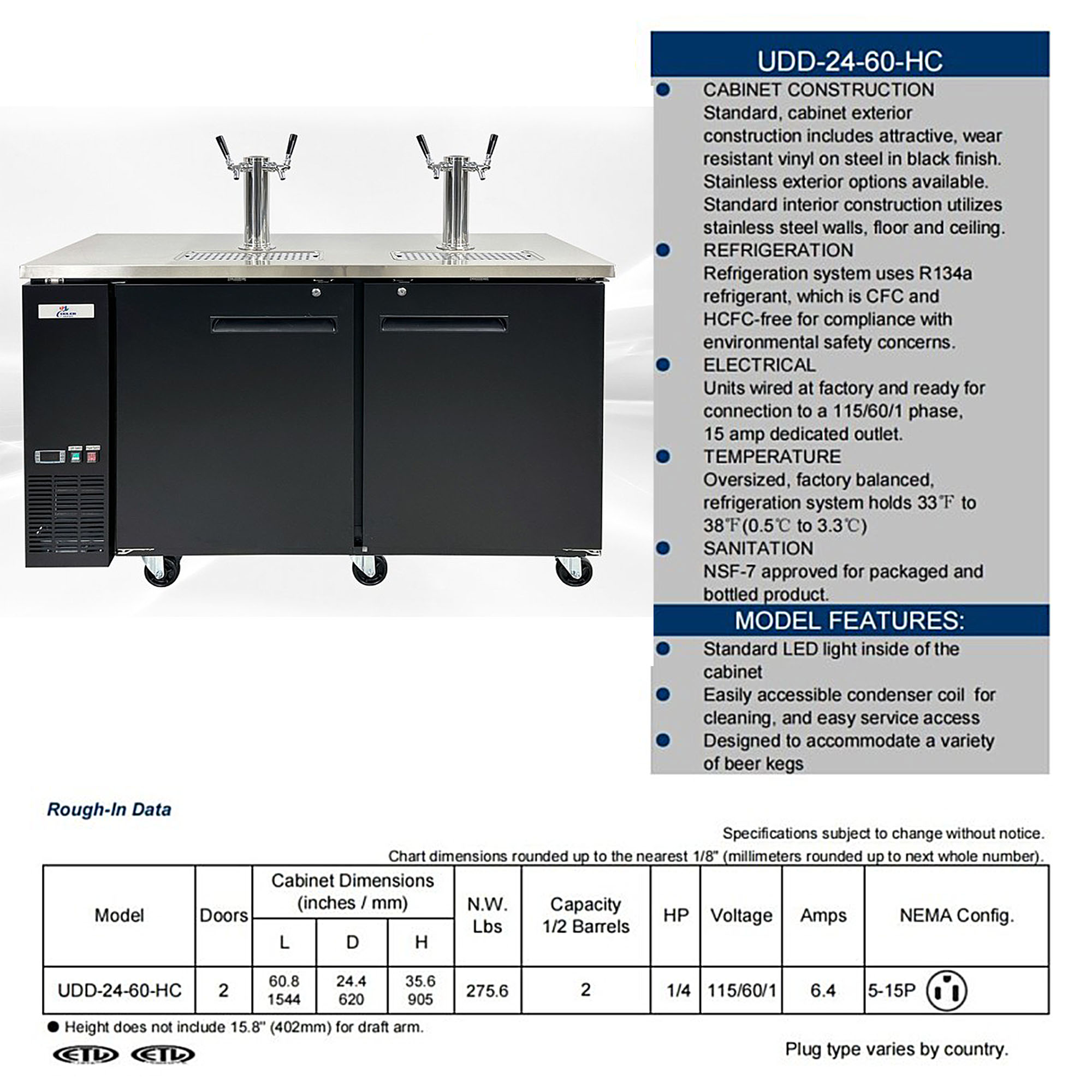 Cooler Depot 3XXUUD24-60 kegerators - View #8