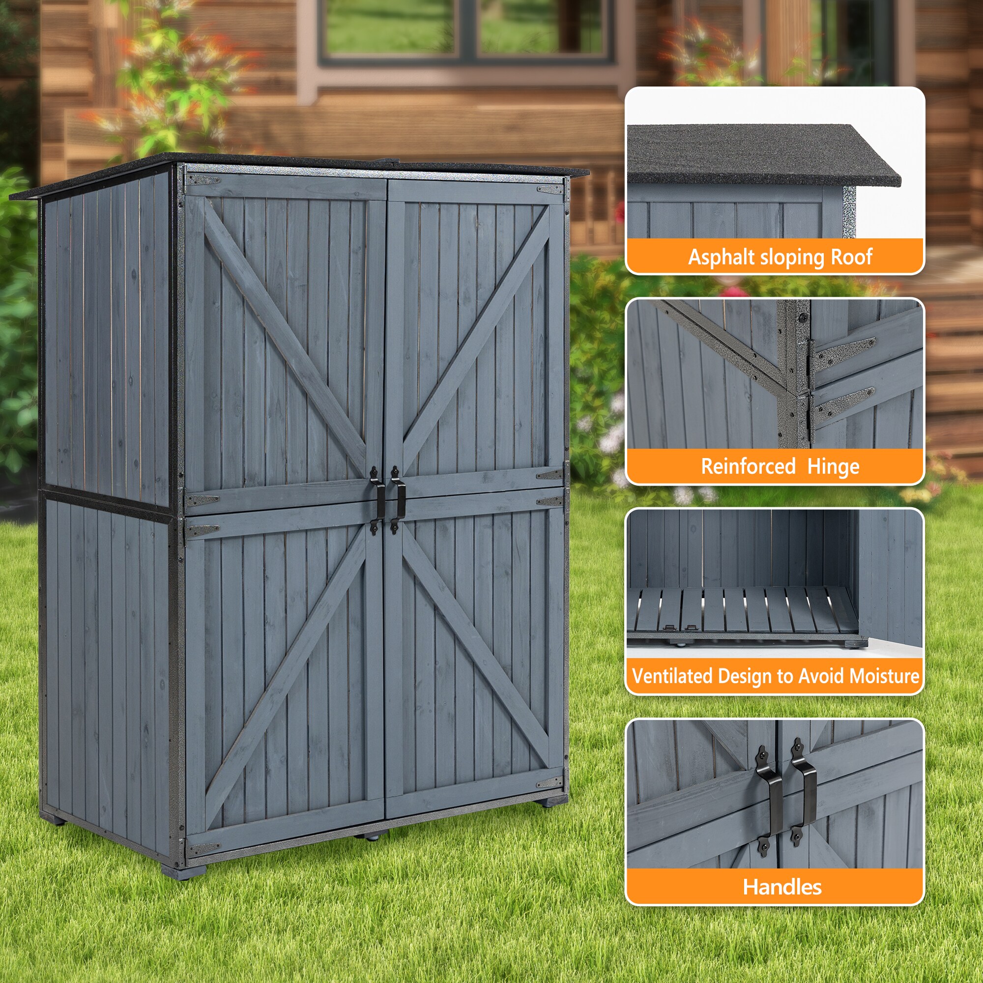 Maocao Hoom JL422S00055 Wood-Storage-Buildings - View #9