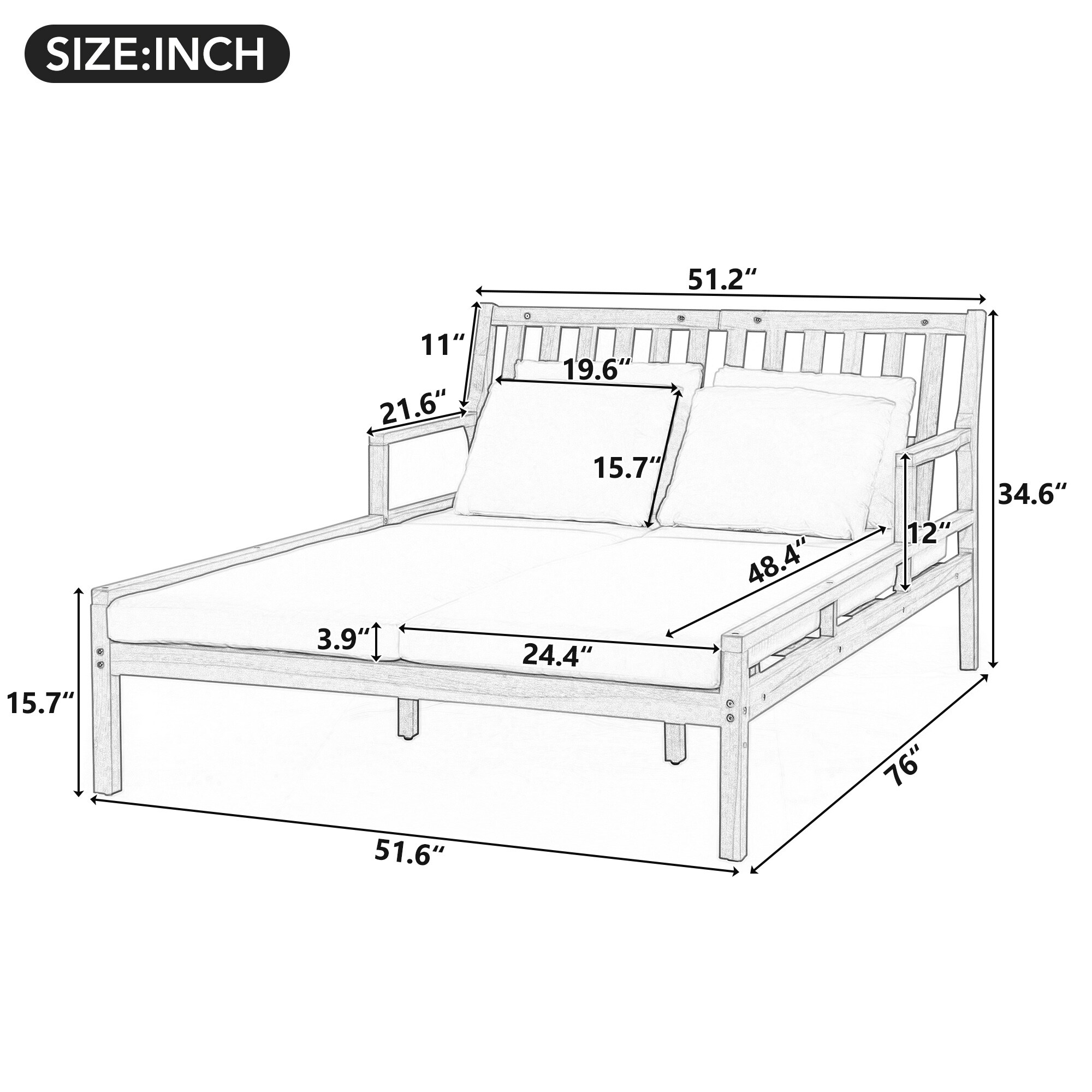 SINOFURN SYA020376GY Patio-Sofas-Daybeds - View #11