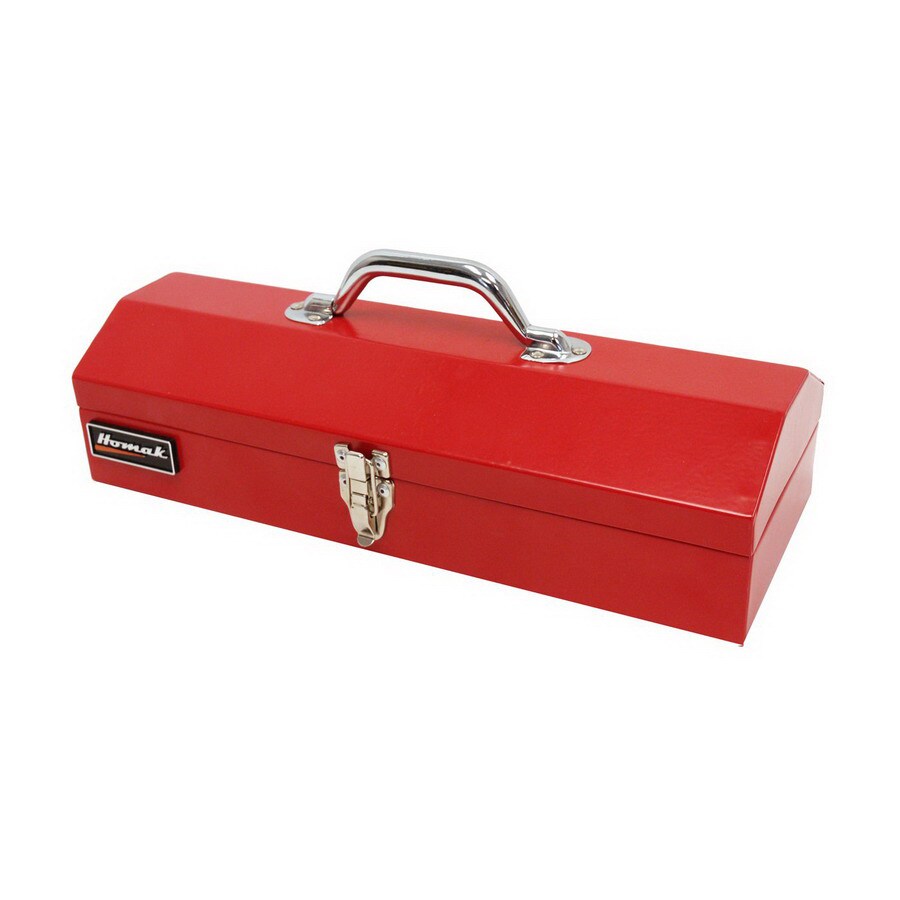 URREA 14-in Red Plastic Tool Box with Plastic Latches, Small Size