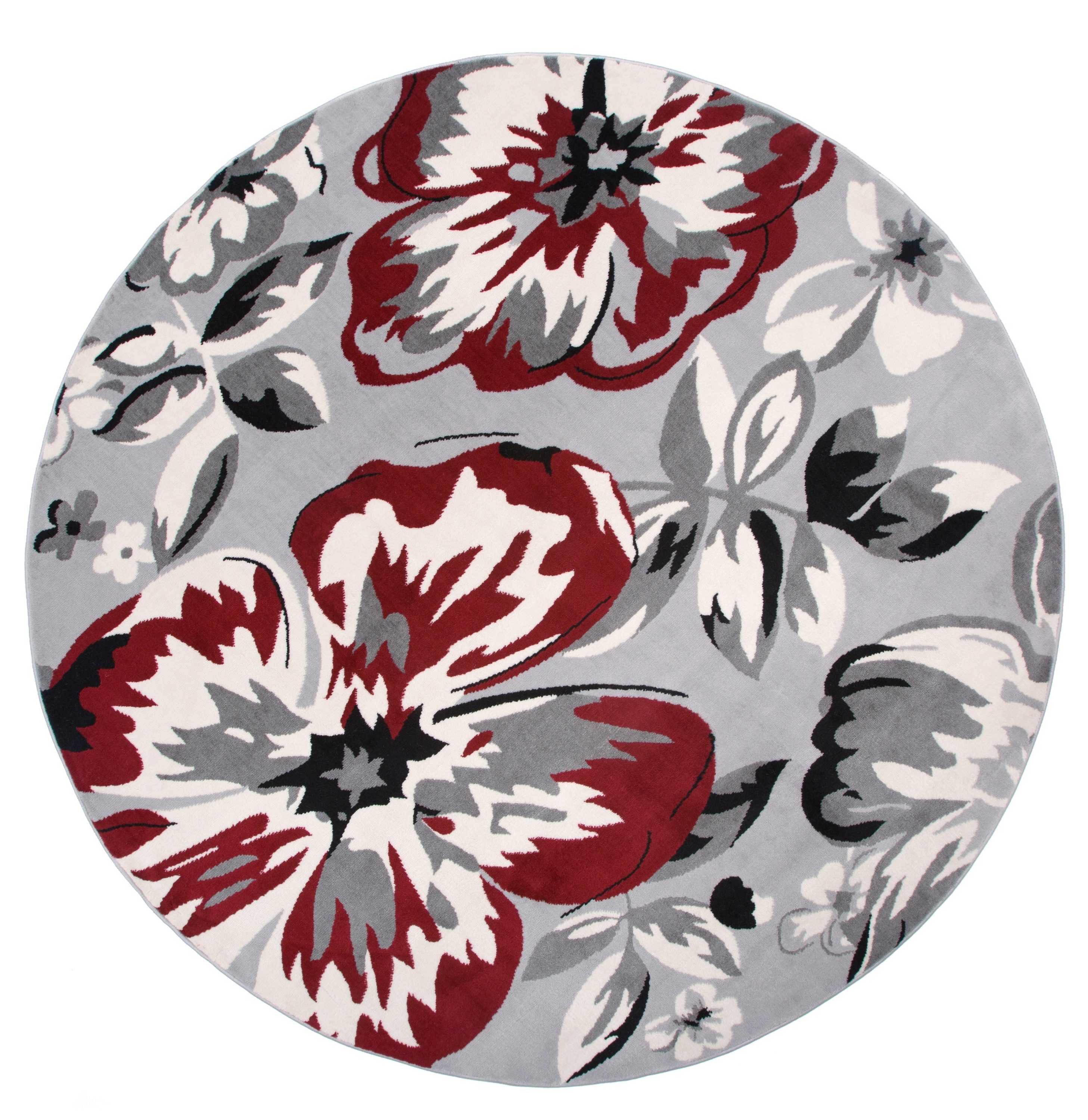 World Rug Gallery 9098 RED 6RND rugs - View #2