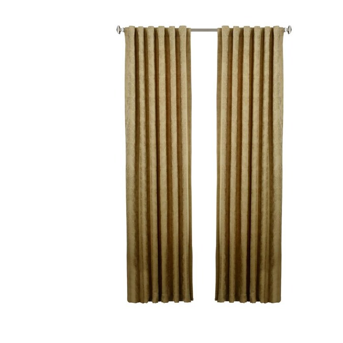 Single Curtain Panel In The Curtains, Metallic Gold Curtains
