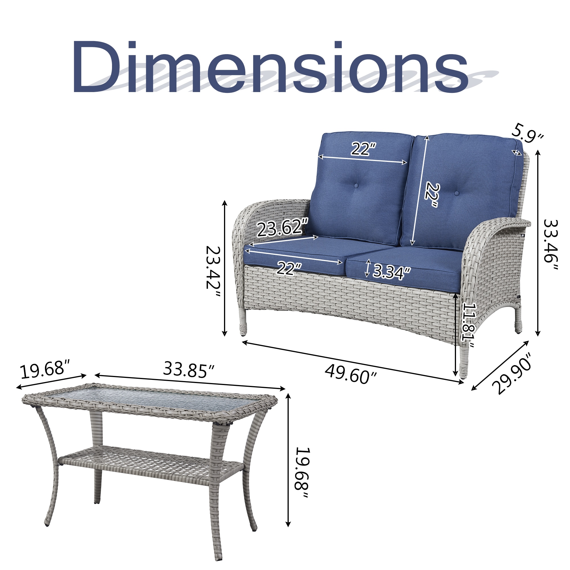Rilyson FS047-1 Patio-Conversation-Sets - View #7