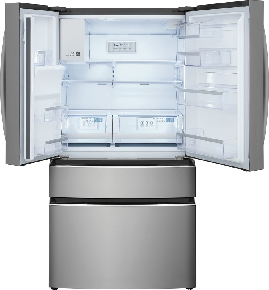 Frigidaire Counter-depth 21.5-cu ft 4-Door French Door Refrigerator ...