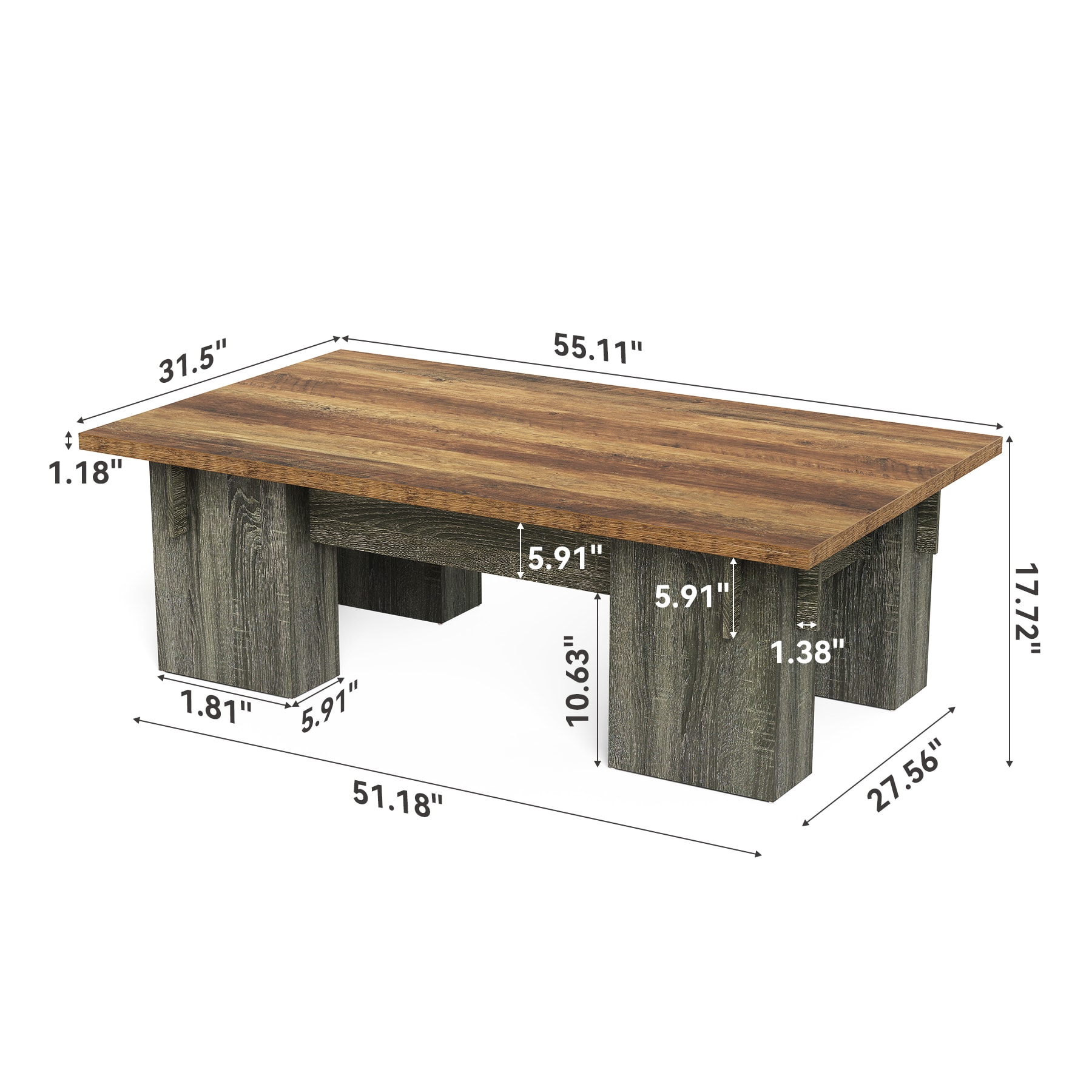 Tribesigns LWOYJL-0951YY Coffee-Tables - View #4