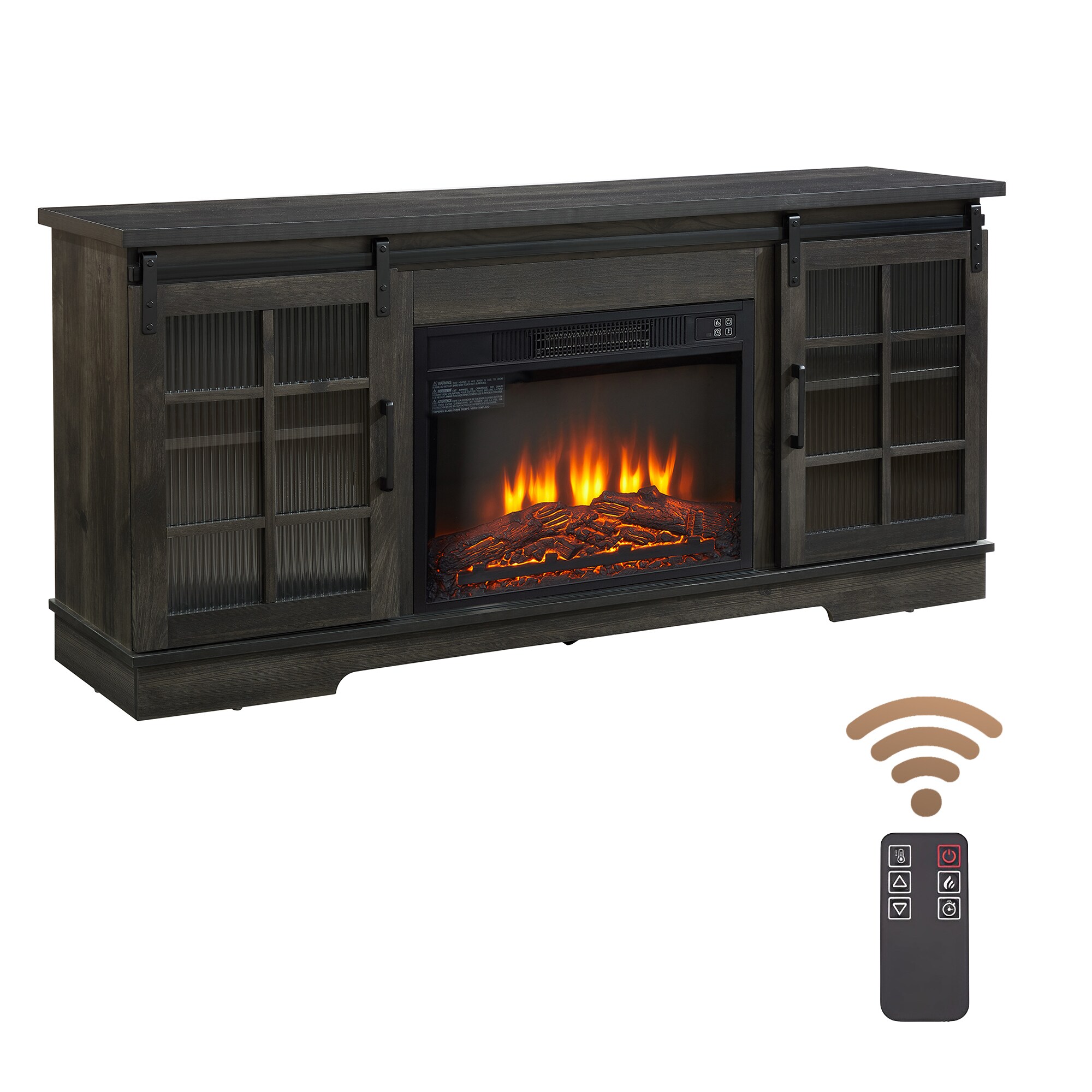 Fun Orange FUNS2TS08 Electric-Fireplaces - View #2