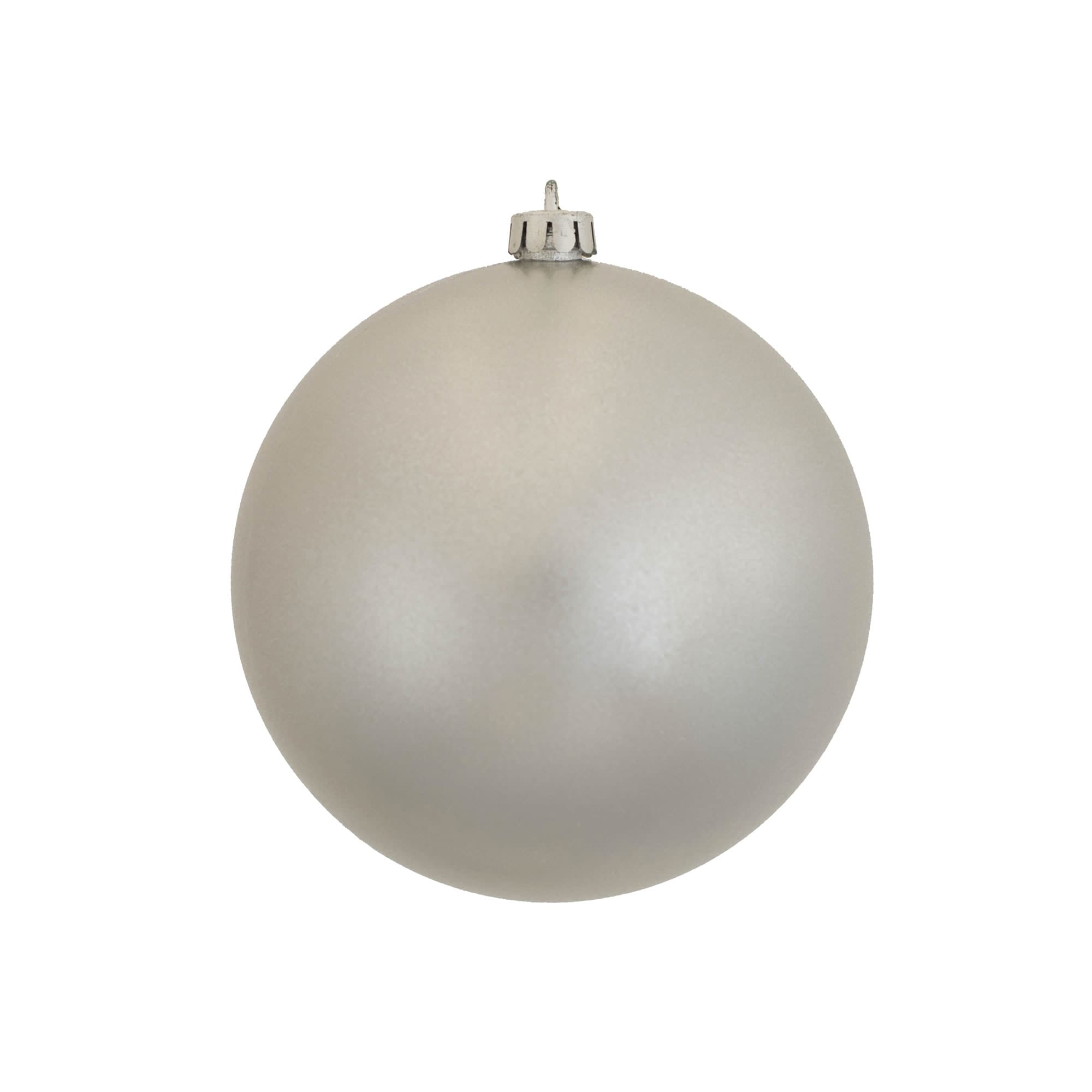 Vickerman N591207DCV 4 -Pack Silver Ball Standard Indoor Ornament set Shatterproof