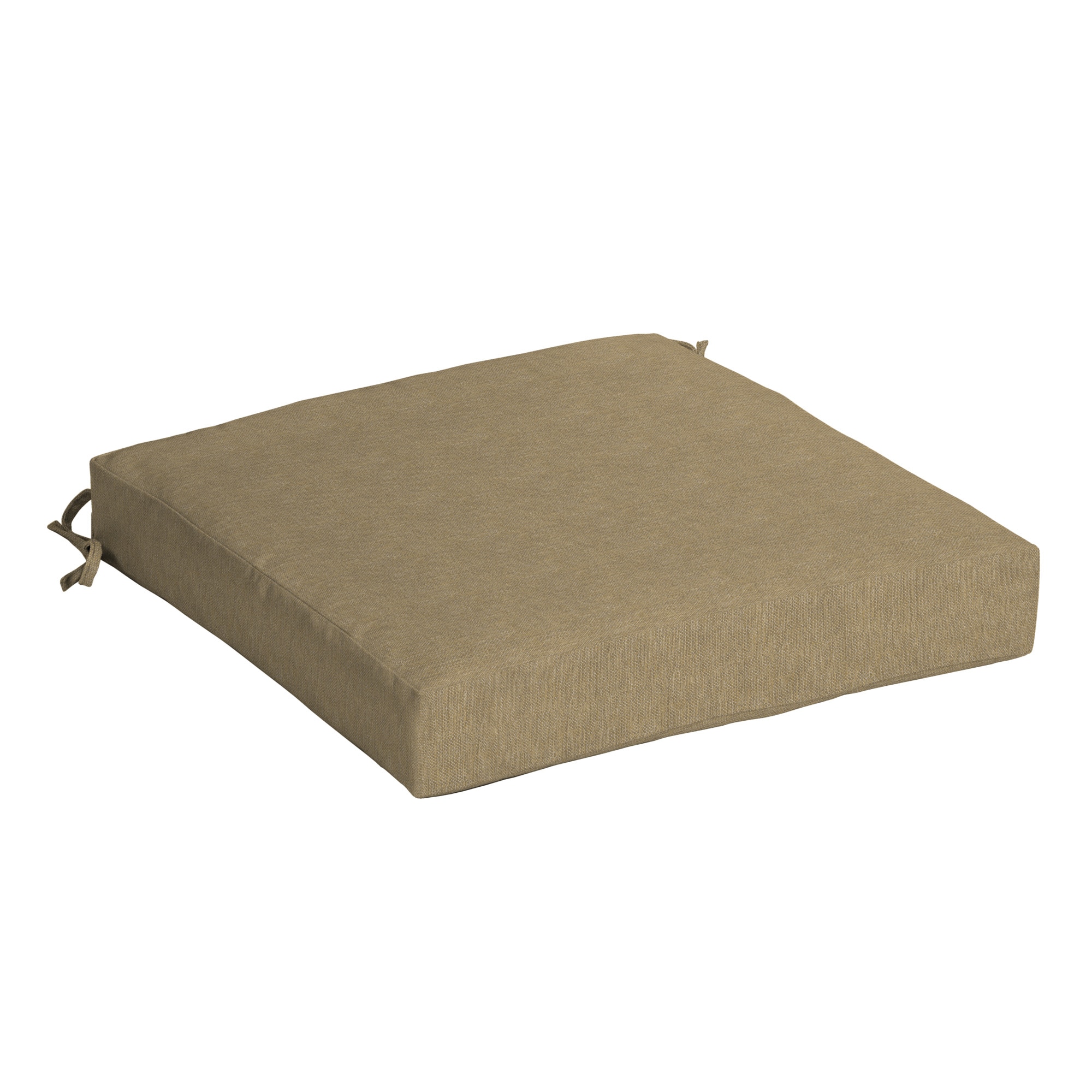 Arden Selections 21-in x 21-in Tan Hamilton Patio Chair Cushion in the ...