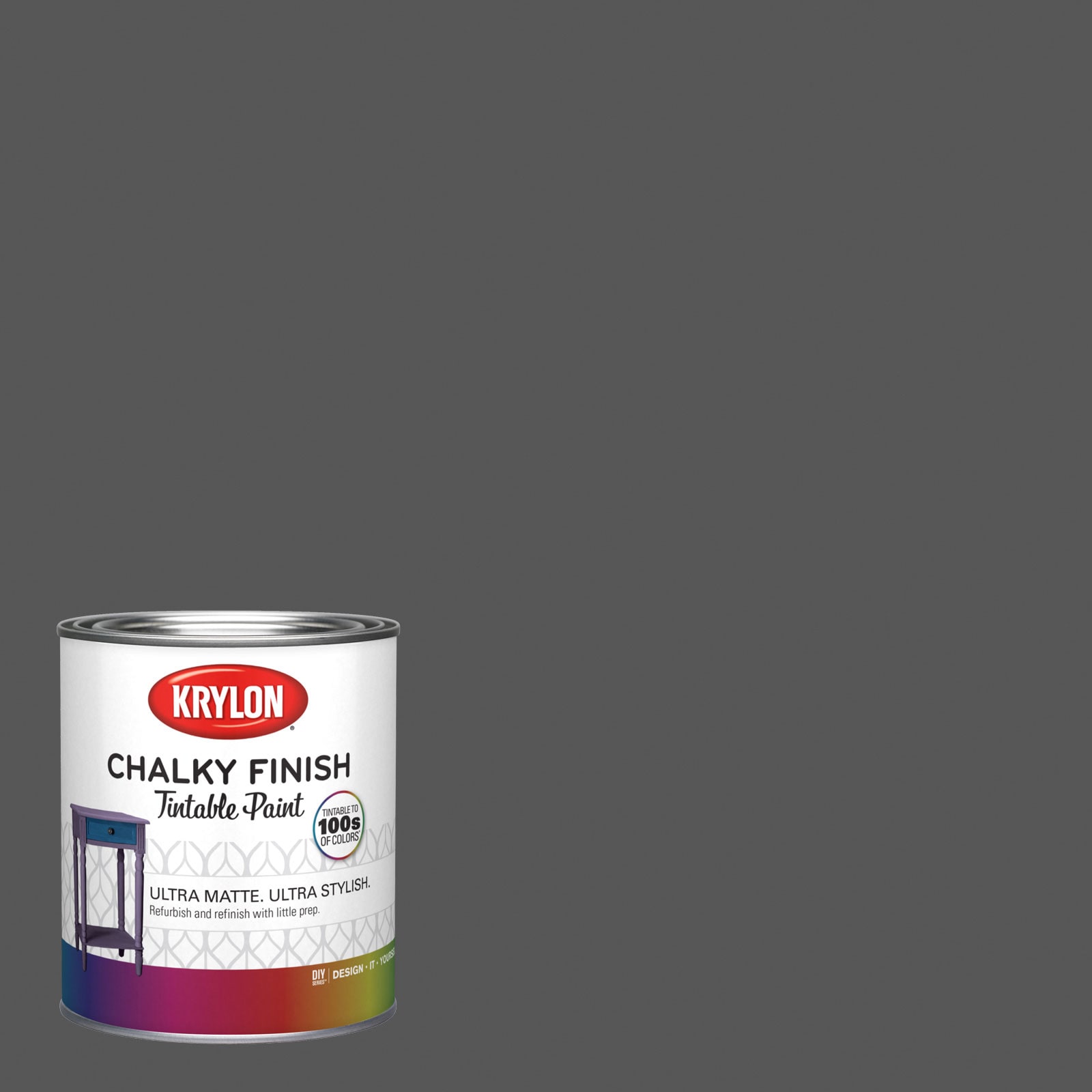 Krylon Chalky Finish Matte Black Peppercorn Chalky Spray Paint (NET WT  12-oz) in the Spray Paint department at