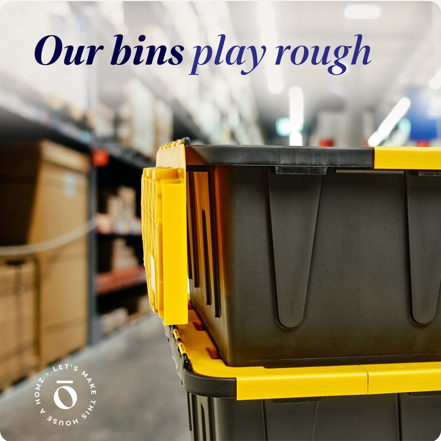 Homz Products 214881 Plastic-Storage-Totes - View #2