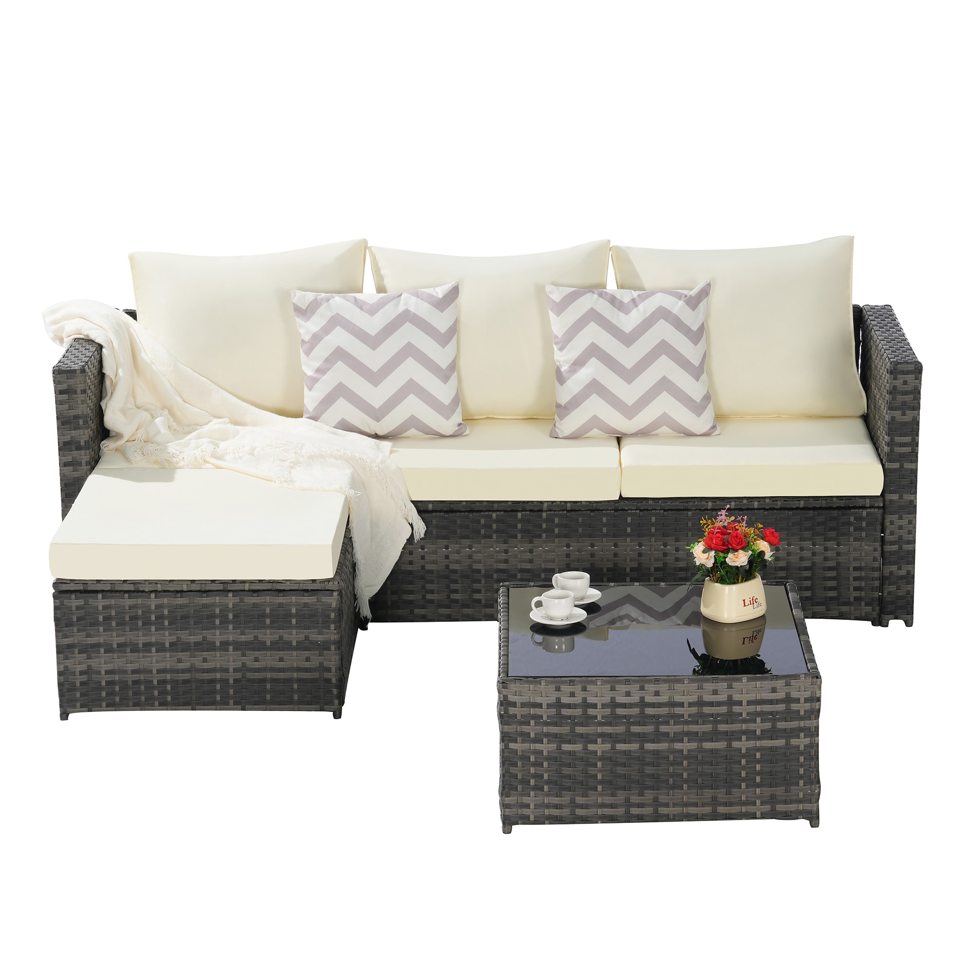 SINOFURN SYB670035BG Patio-Sofas-Daybeds - View #5