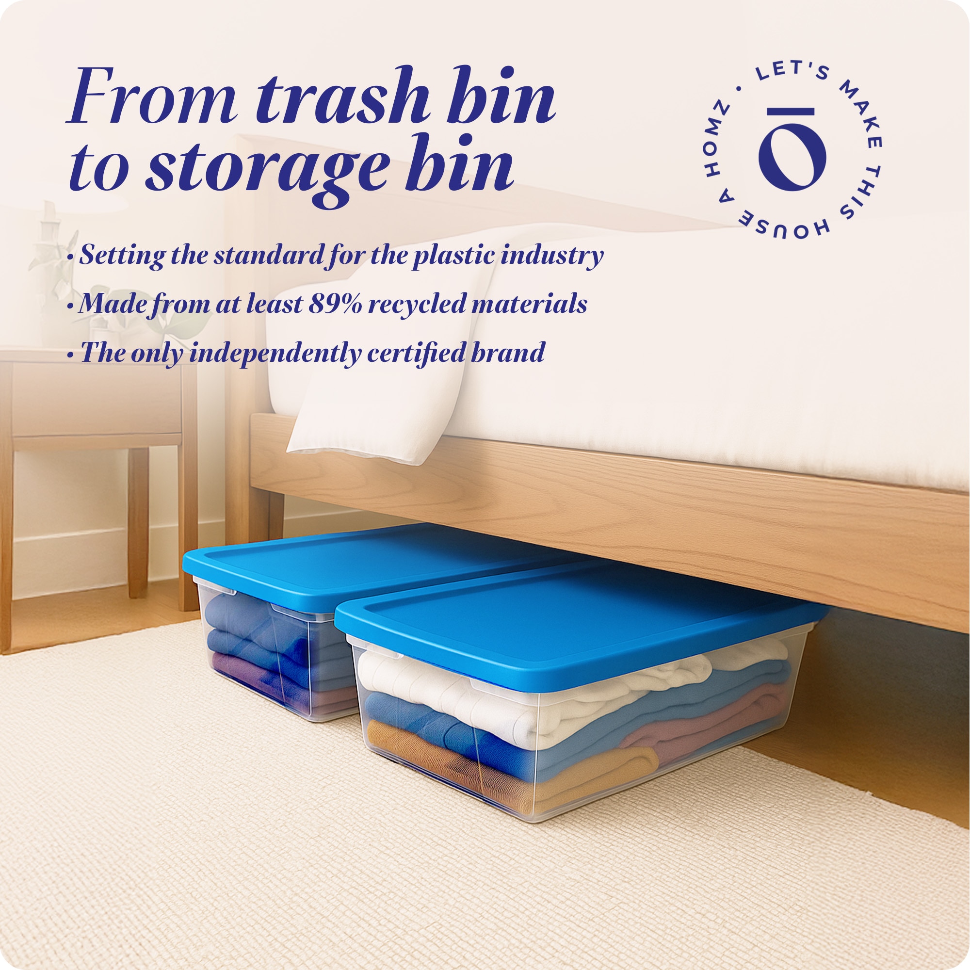 Homz Products 323701 Plastic-Storage-Totes - View #7