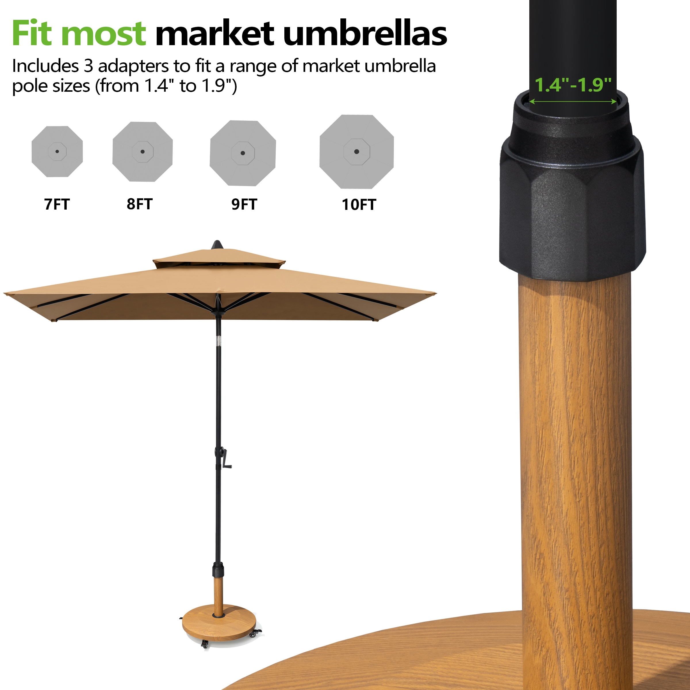 Pellebant ST25-UB031TEK40 Umbrella-Bases - View #4