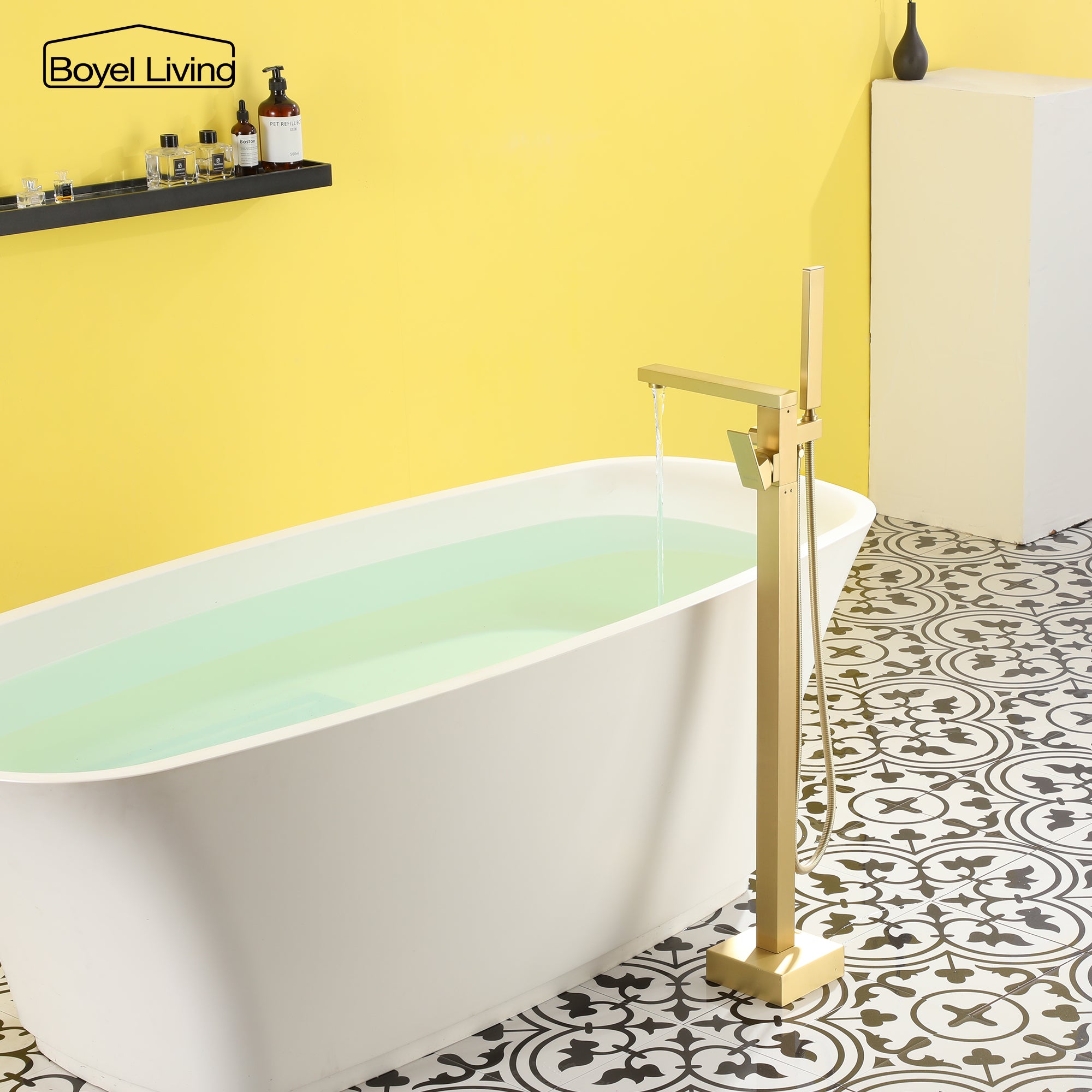 Boyel Living SMD-18007BG Roman-Tub-Faucets - View #10