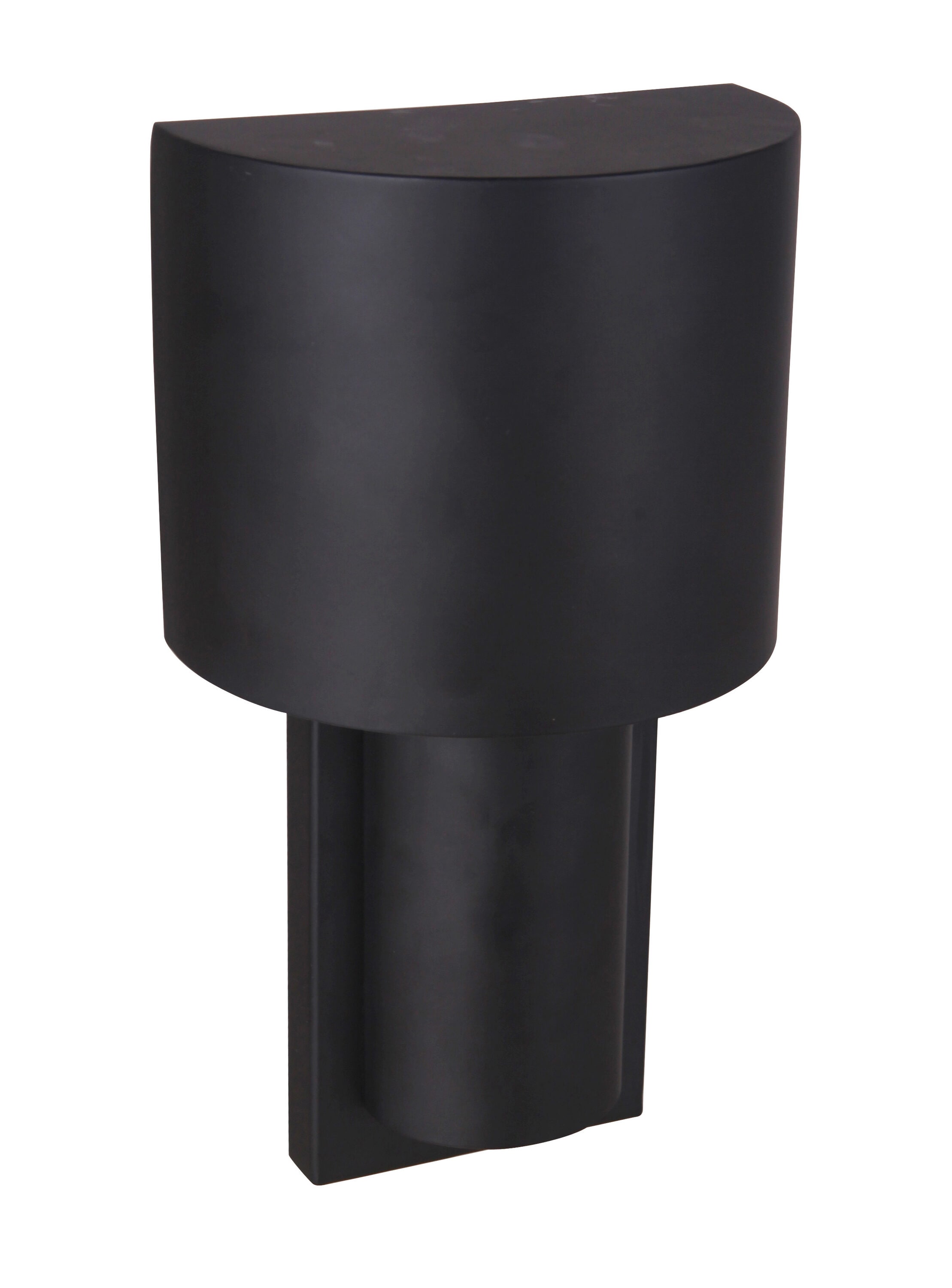 Midnight Black Aluminum Dimmable LED Wall Sconce