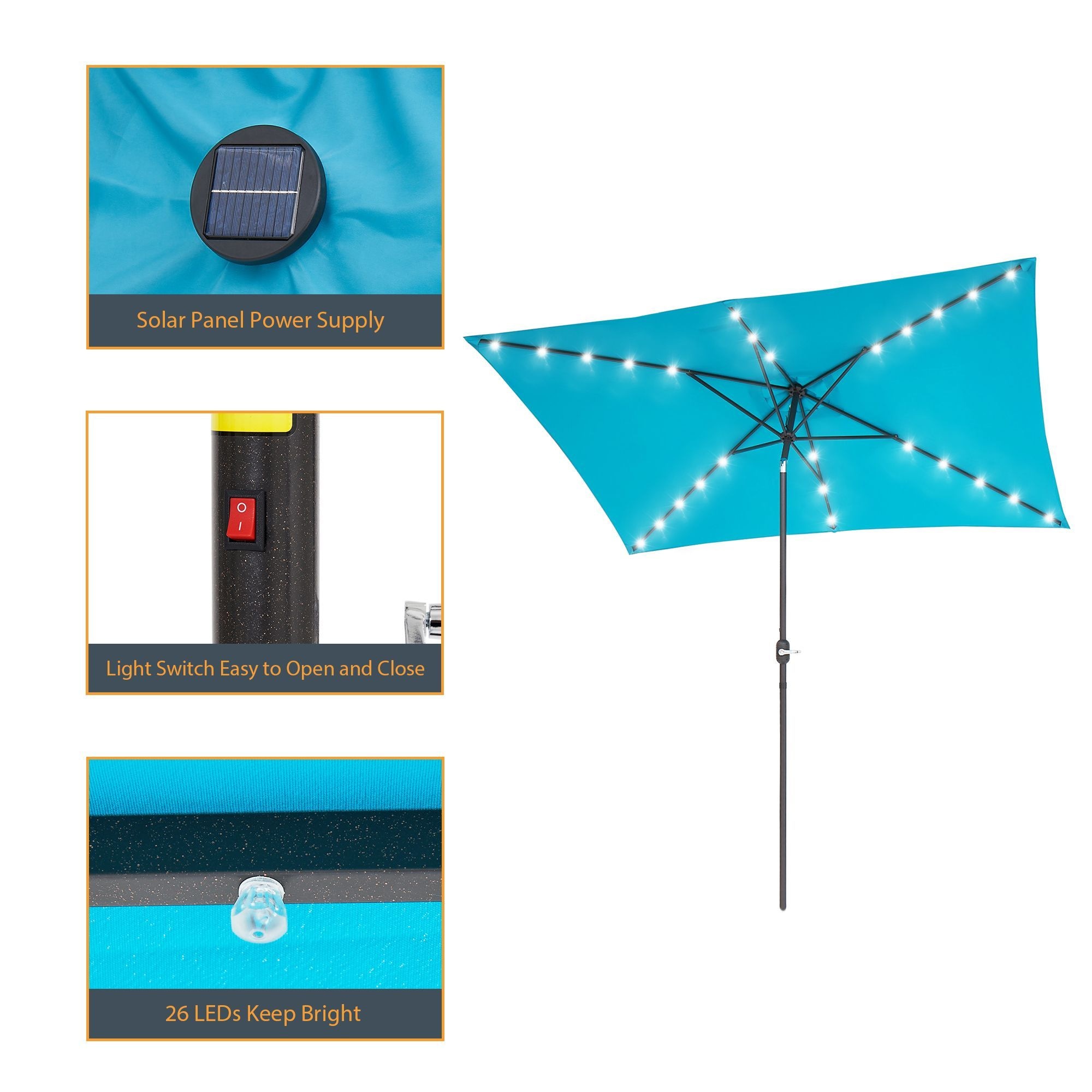 Sonkuki SD-127Q-LED Umbrellas-2 - View #3