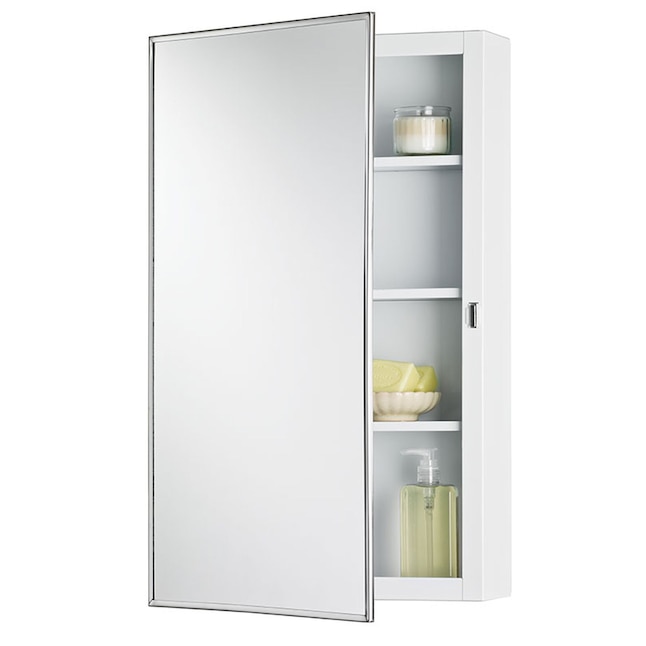 Jensen Topsider 16-in x 26-in Rectangle Surface Mirrored Medicine Cabinet Jensen Topsider 16-in x 26-in Rectangle Surface Mirrored Medicine Cabinet