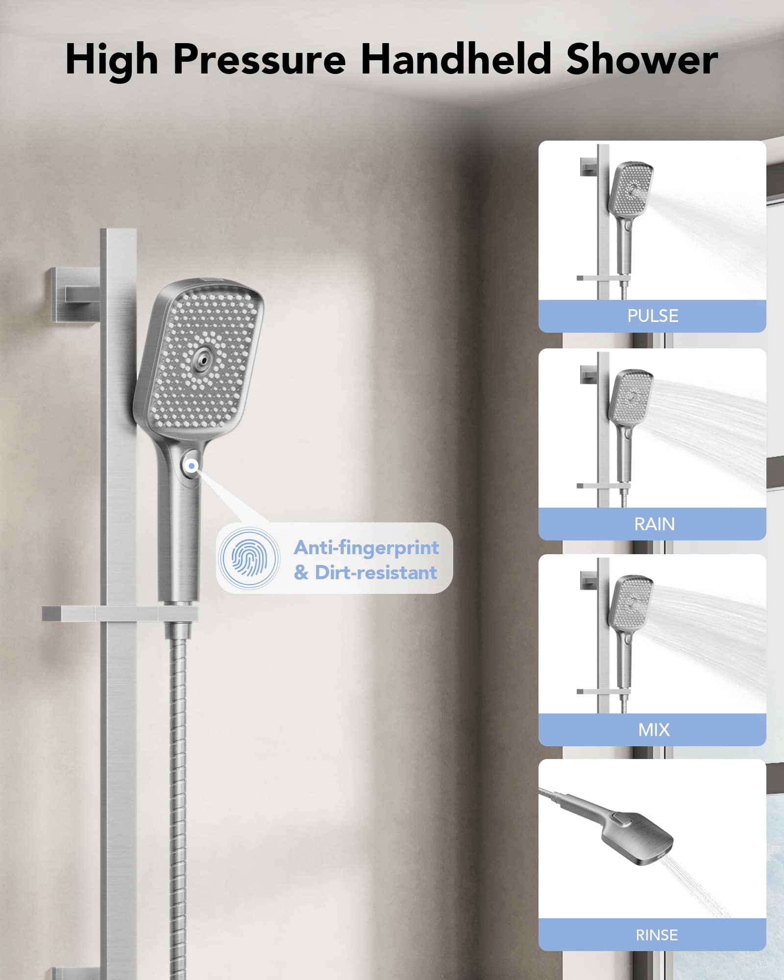 EVERSTEIN SFS-1071-NK12 Showerhead-Bar-Panels - View #8