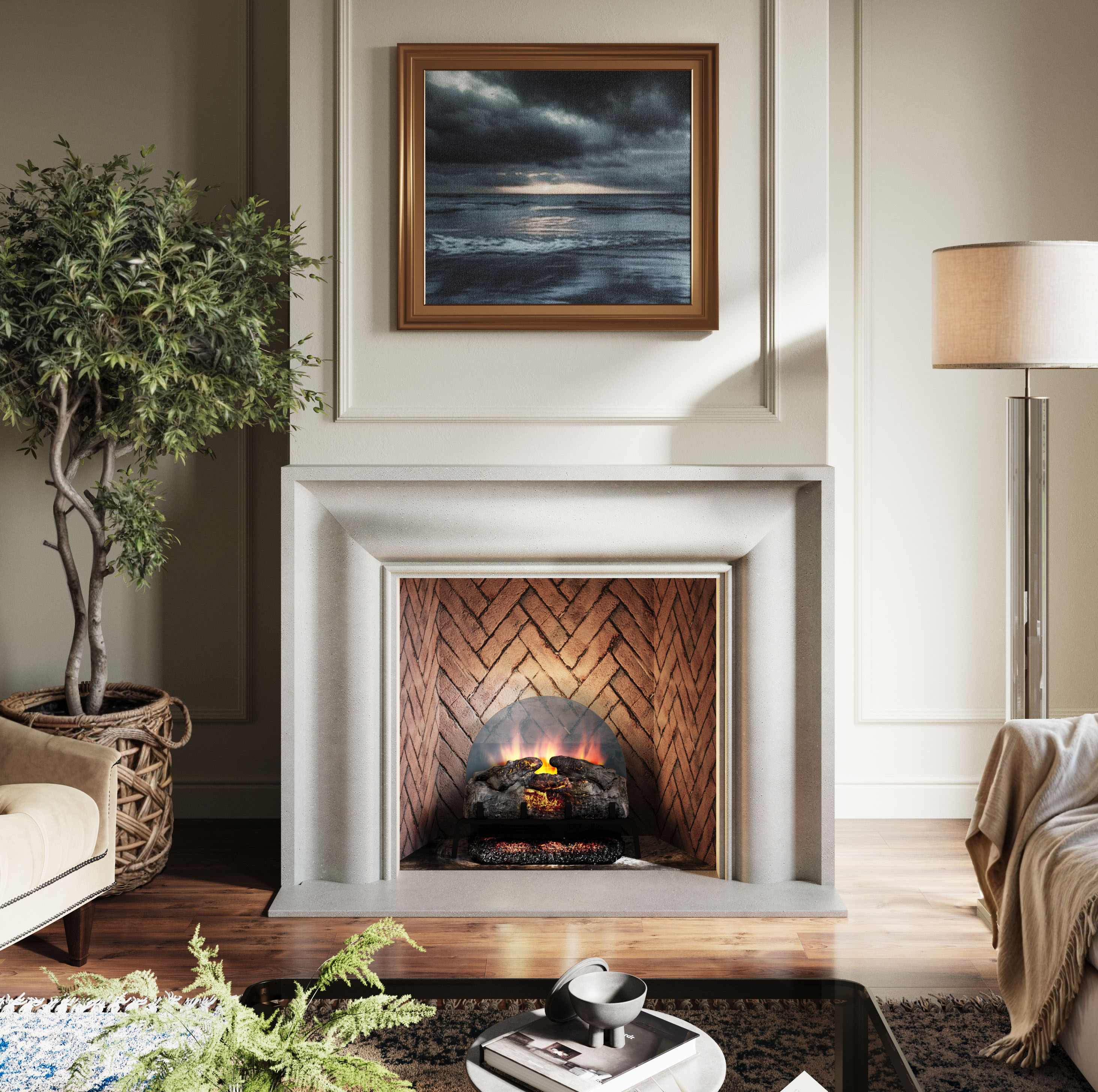 Modern Ember ME-REAL-GLOW-23LS Electric-Fireplace-Fireboxes - View #10